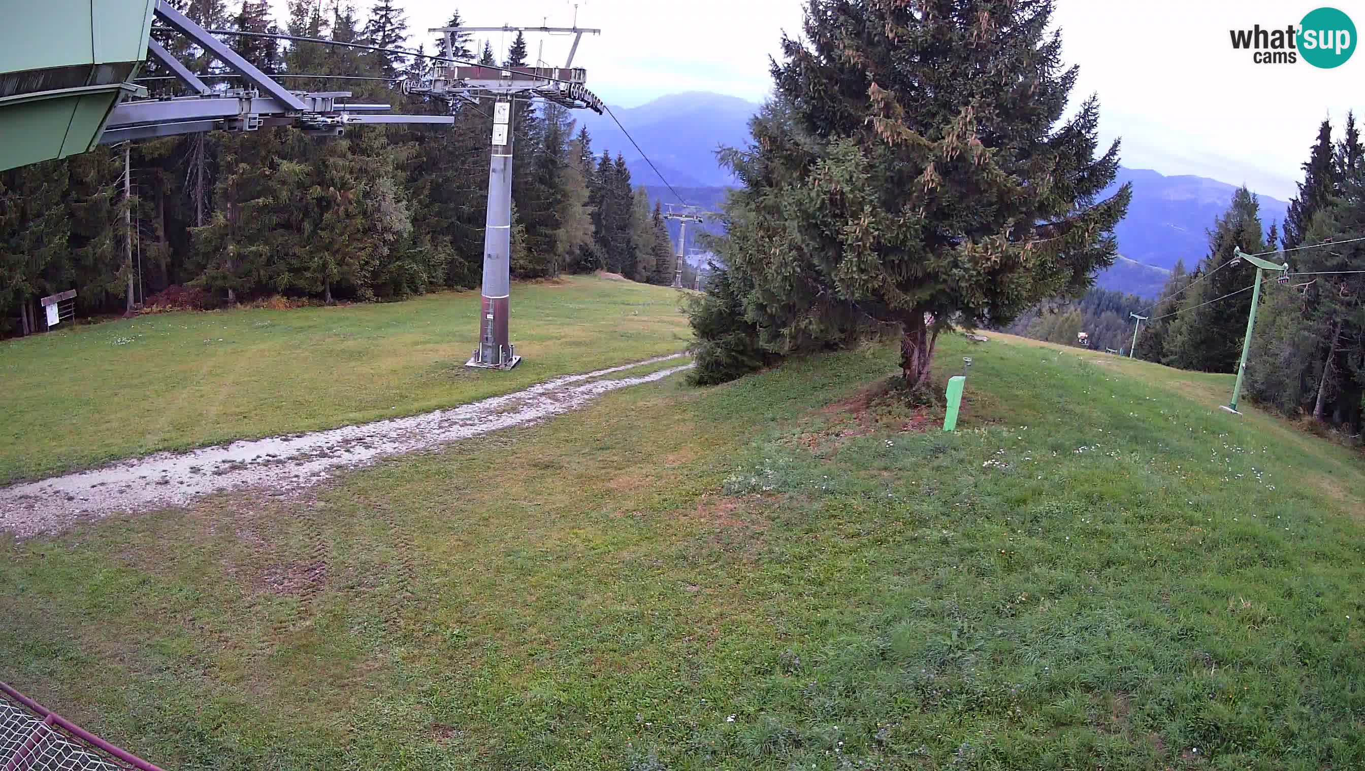 Smušišče Cerkno spletna kamera Lom zgornja proga