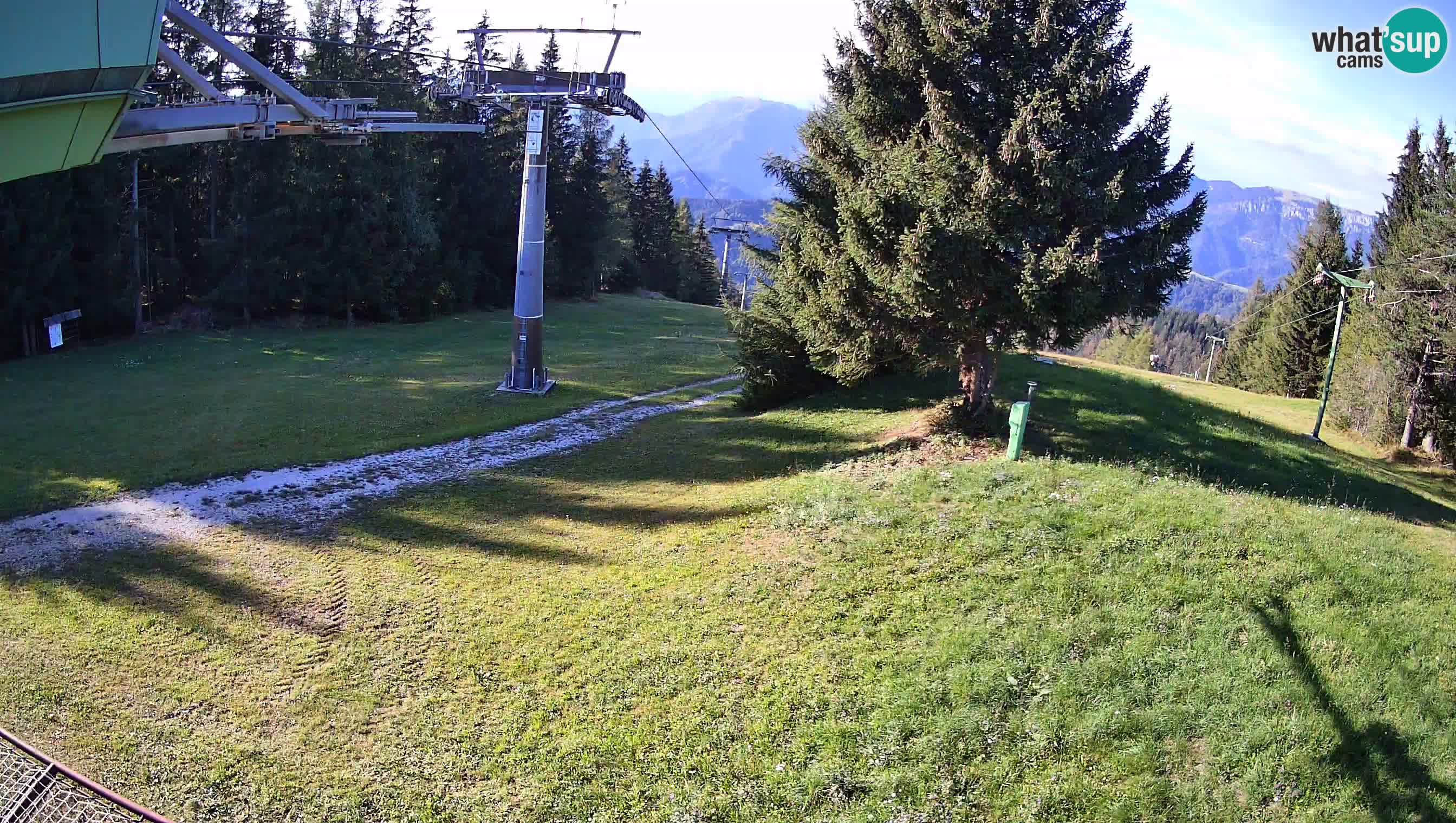 Smušišče Cerkno spletna kamera Lom zgornja proga
