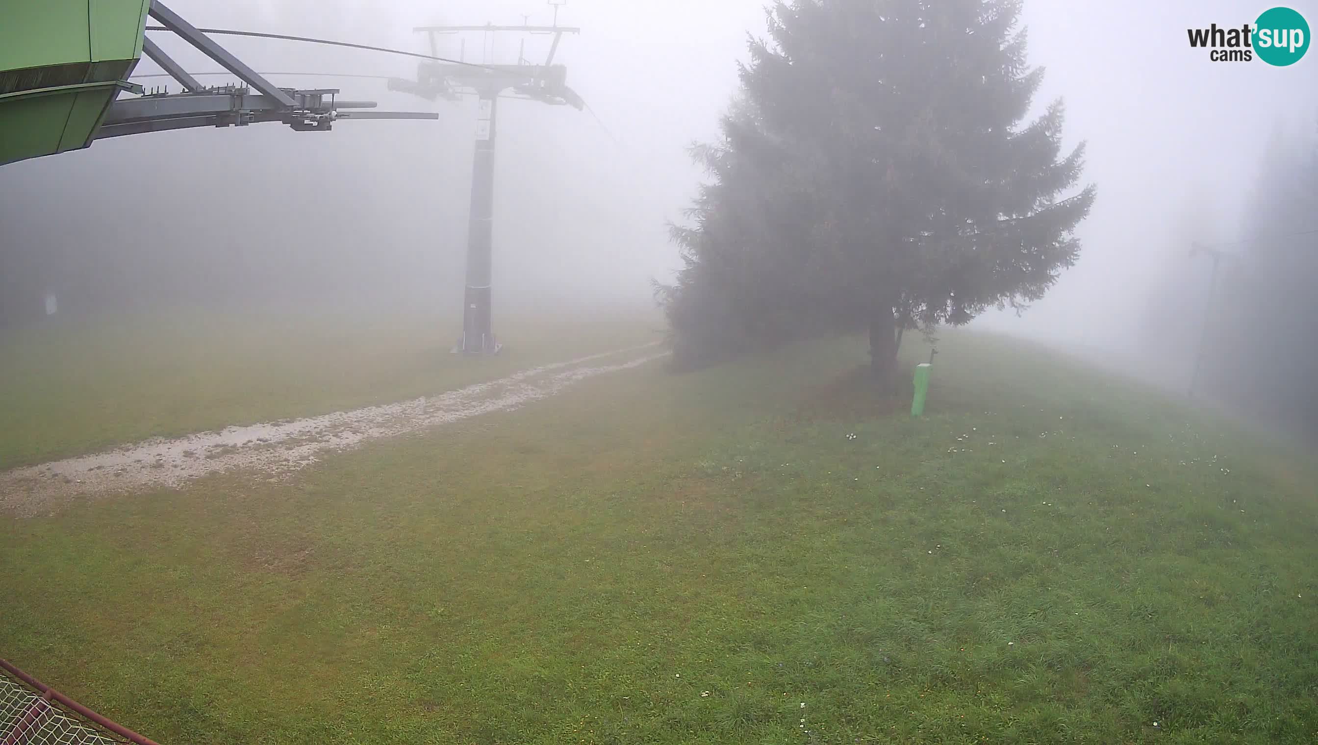 Smušišče Cerkno spletna kamera Lom zgornja proga