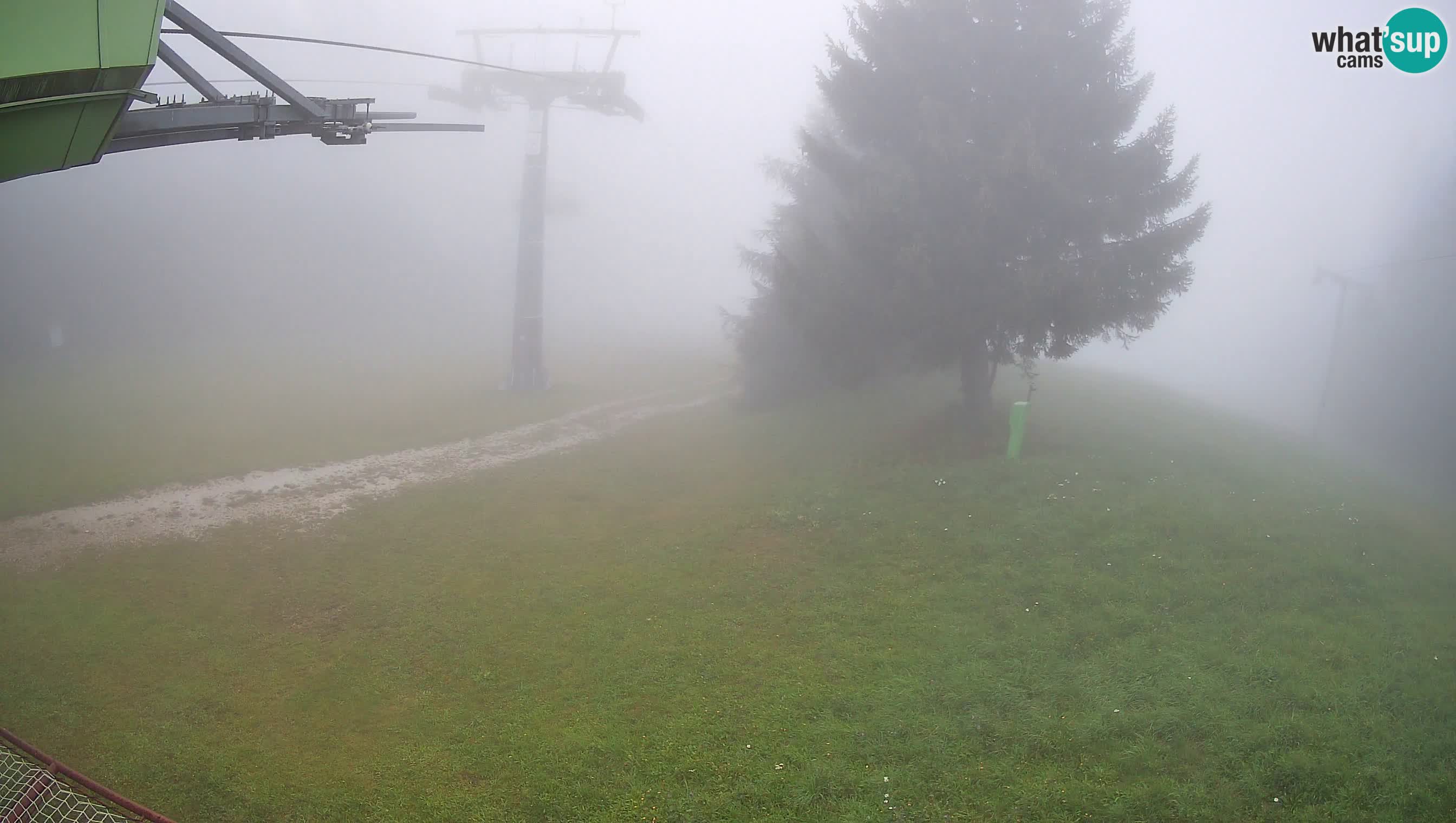 Smušišče Cerkno spletna kamera Lom zgornja proga