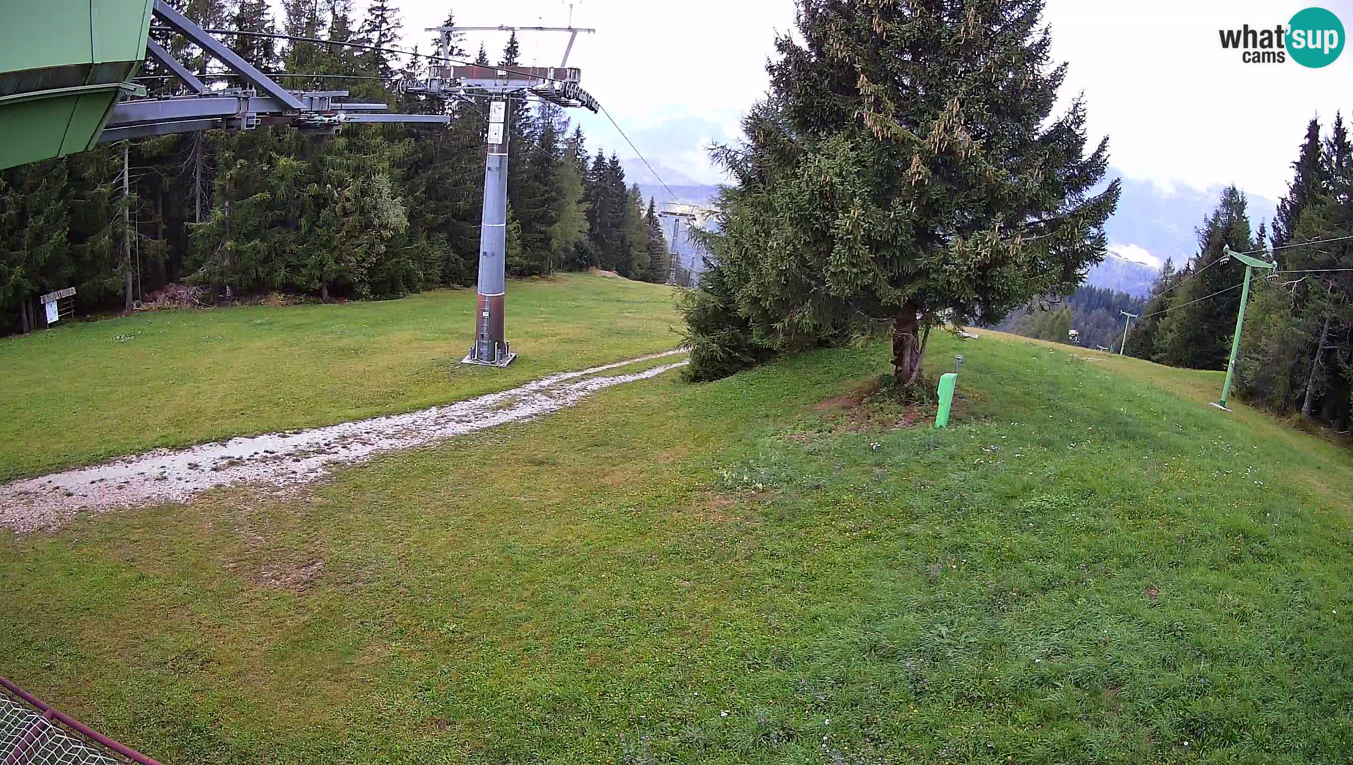 Smušišče Cerkno spletna kamera Lom zgornja proga