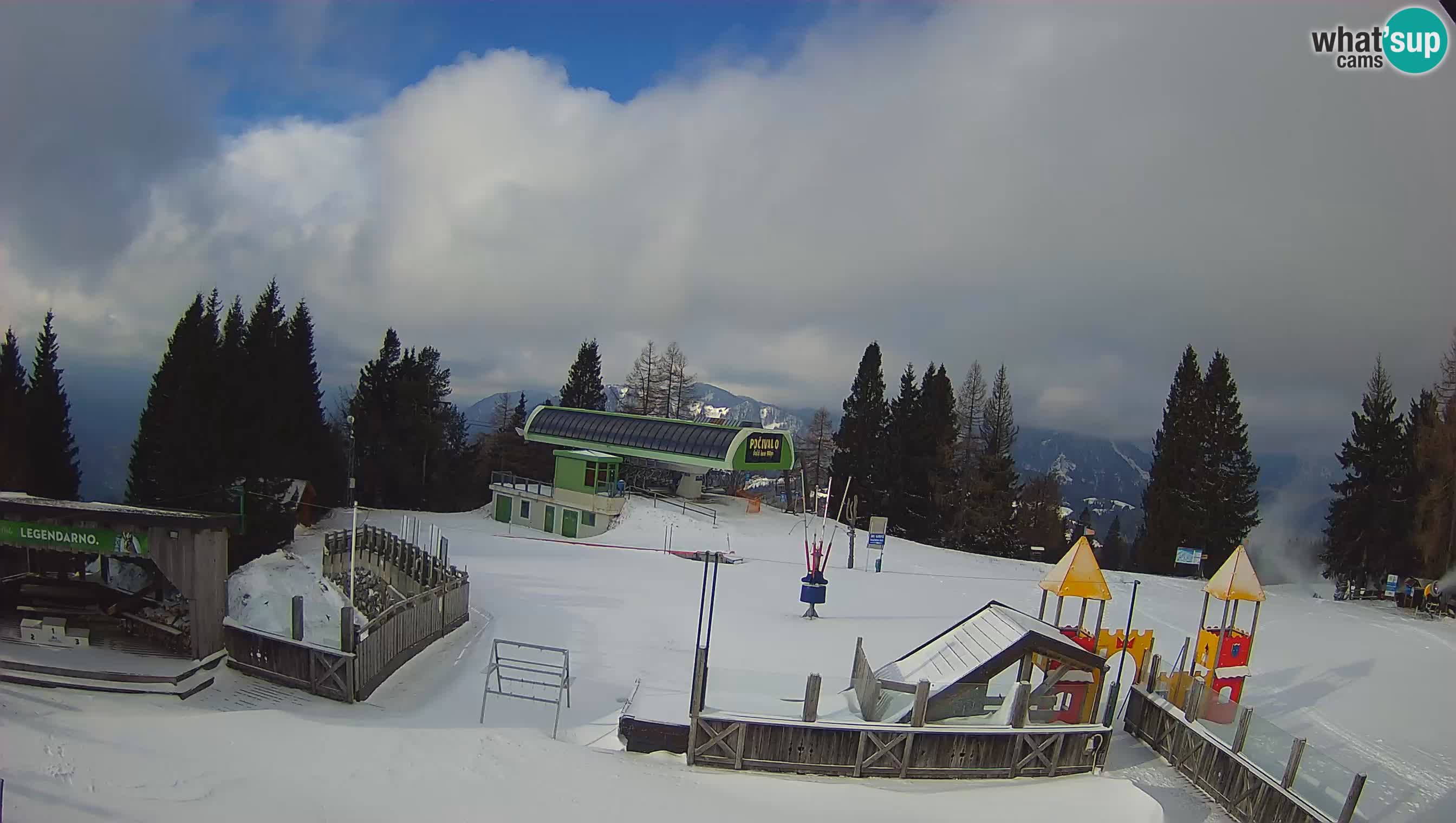 Webcam de la station de ski des Alpes slovènes à Cerkno Počivalo