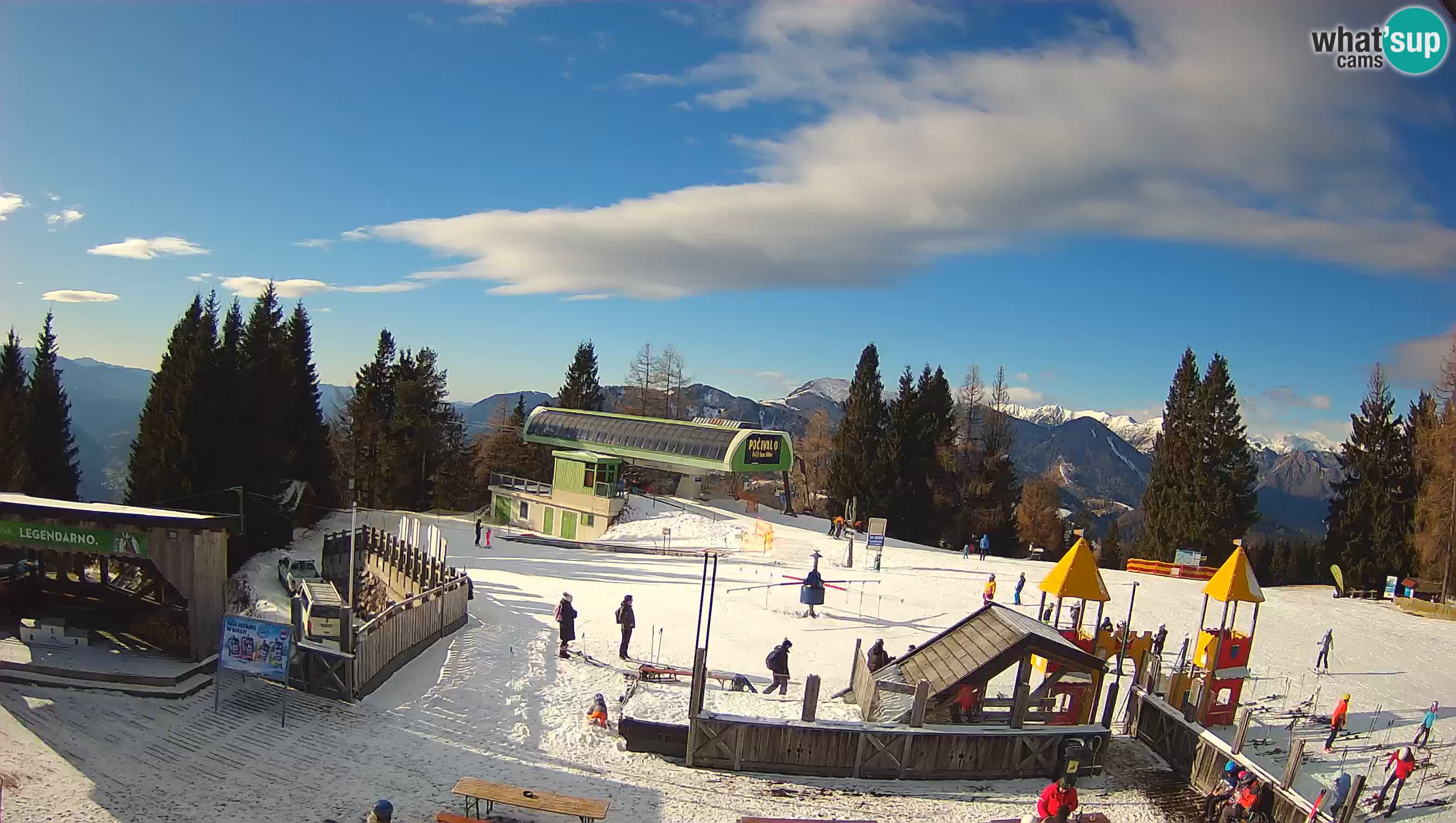 Webcam de la station de ski des Alpes slovènes à Cerkno Počivalo