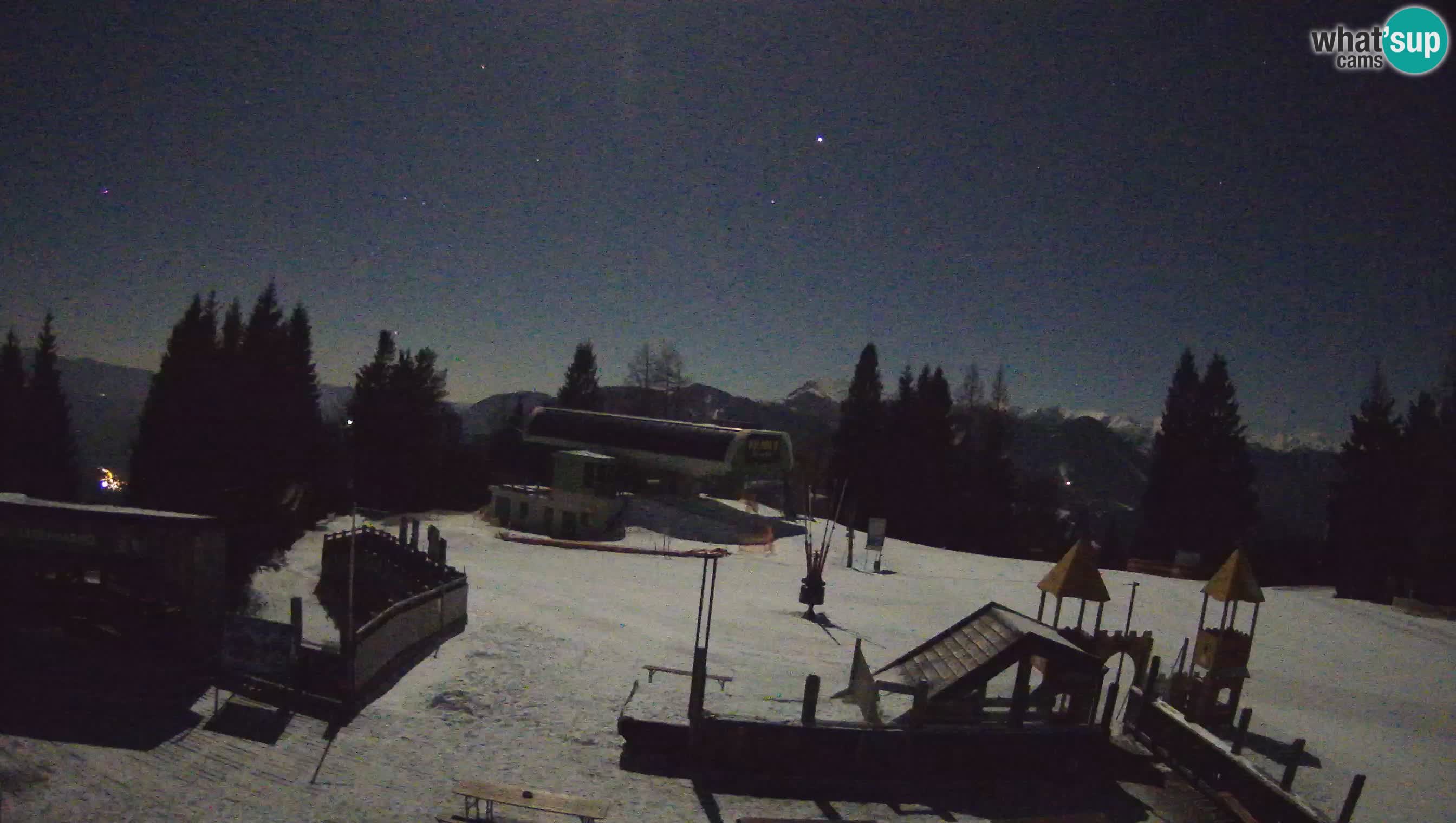 Webcam de la station de ski des Alpes slovènes à Cerkno Počivalo