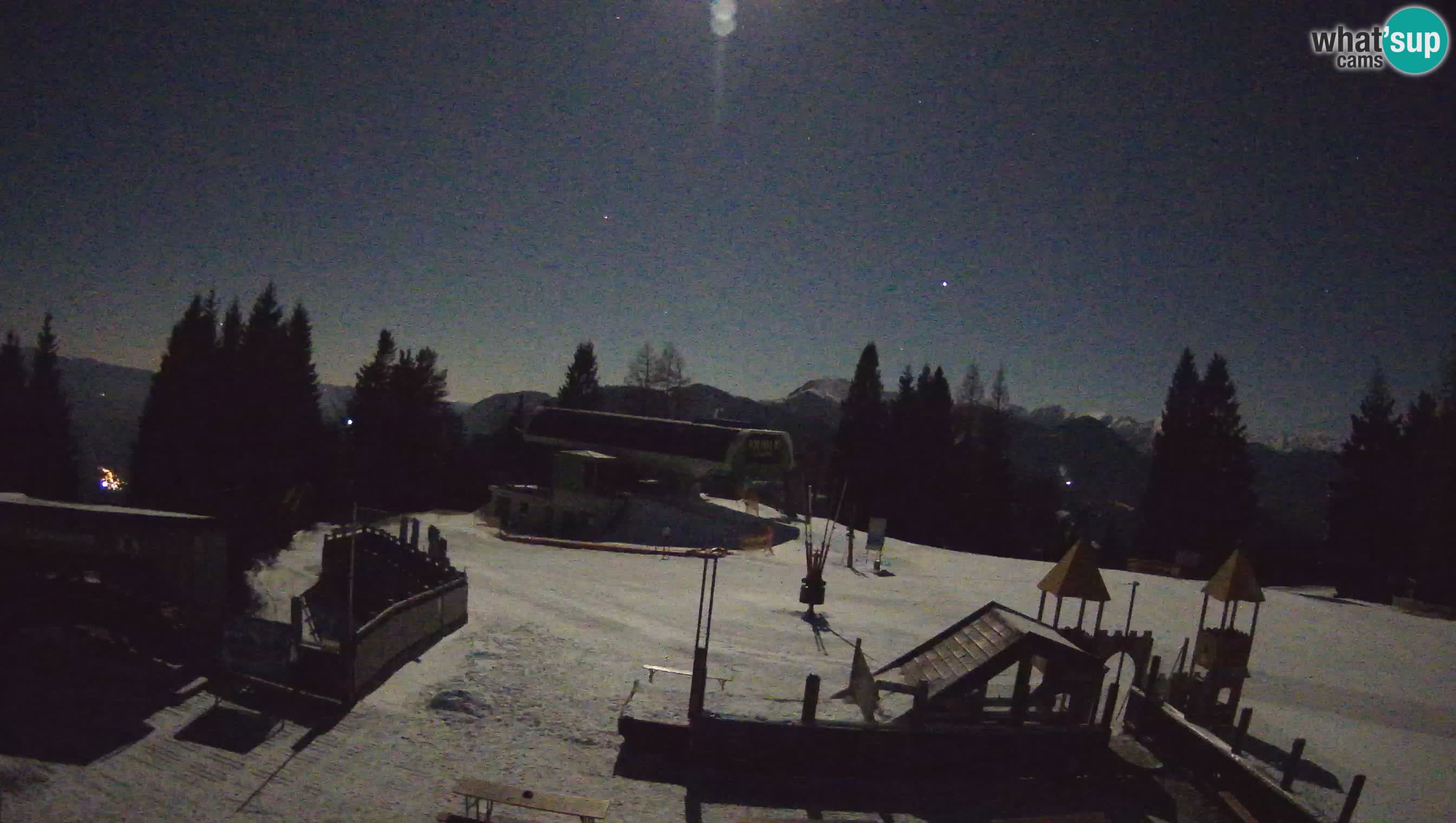 Webcam de la station de ski des Alpes slovènes à Cerkno Počivalo