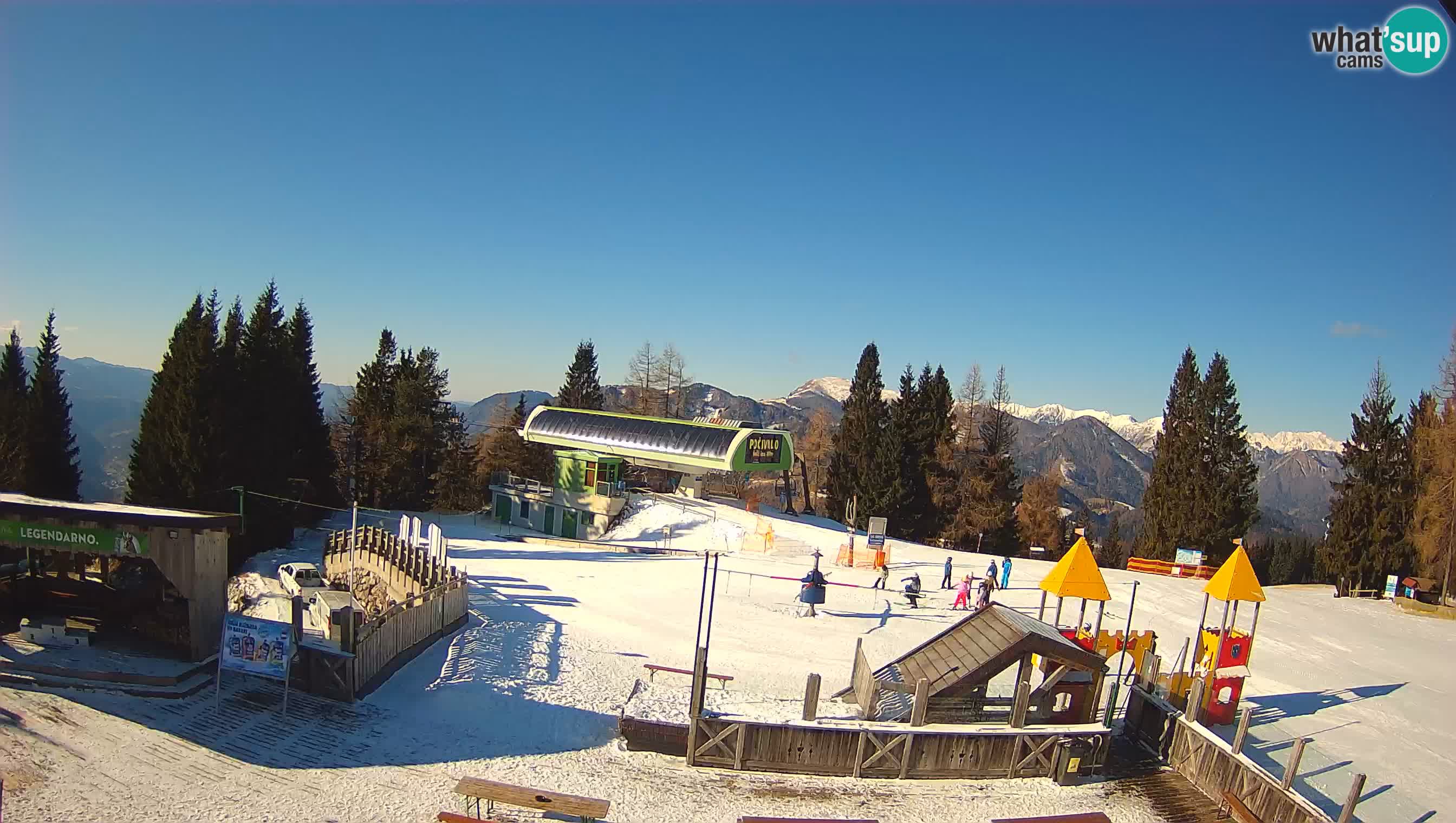 Webcam de la station de ski des Alpes slovènes à Cerkno Počivalo