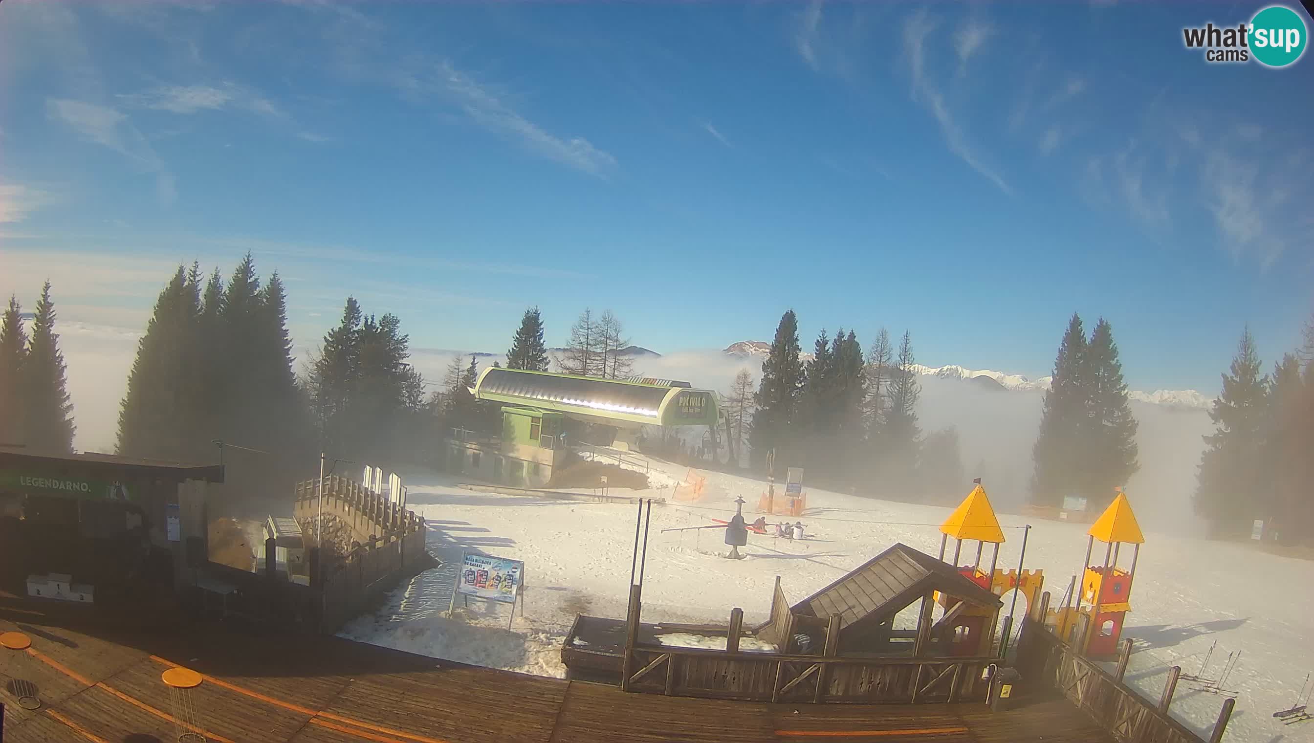 Alpska Perla Ski center Cerkno Počivalo webcam – Slovenia