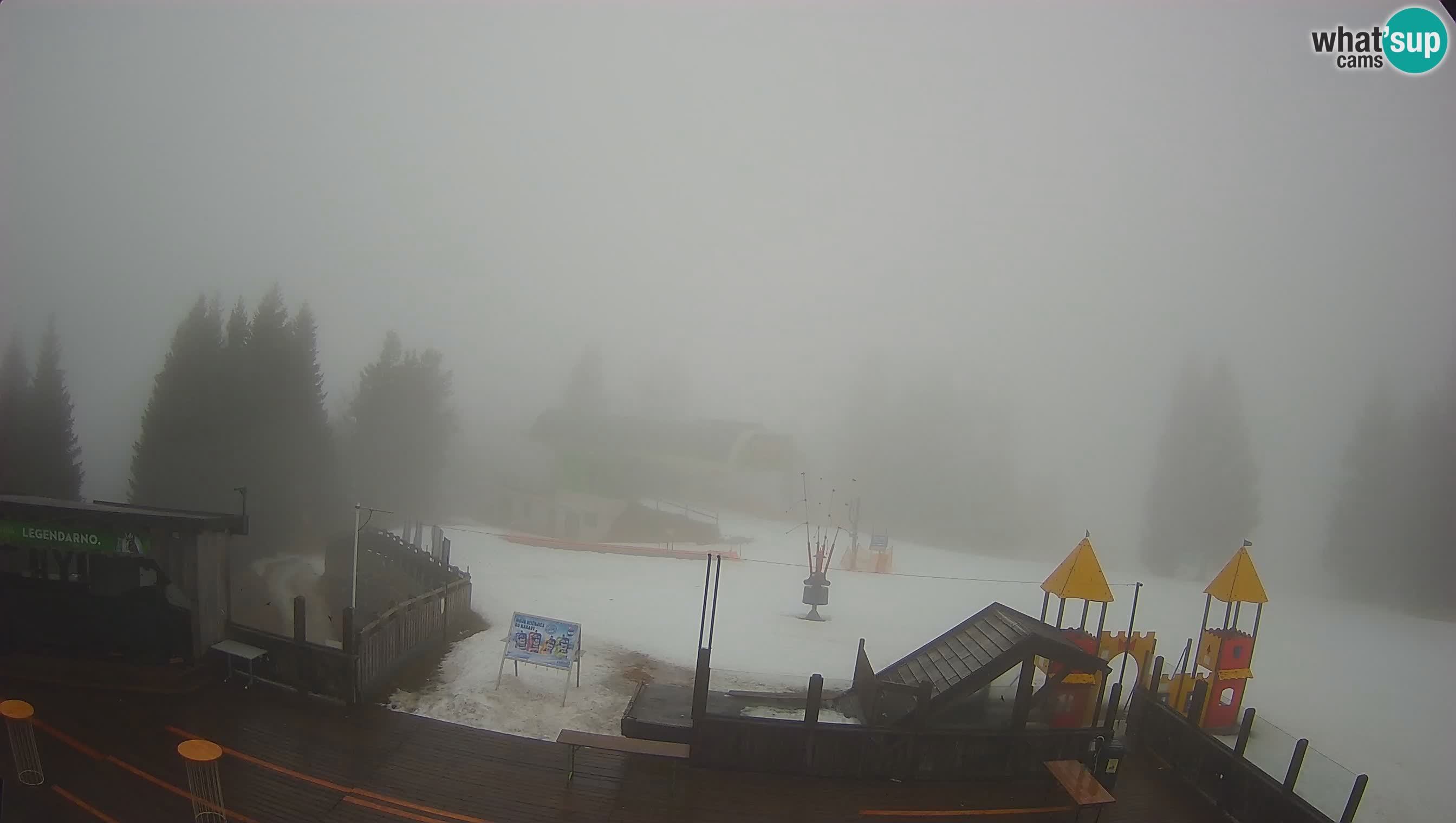 Webcam de la station de ski des Alpes slovènes à Cerkno Počivalo