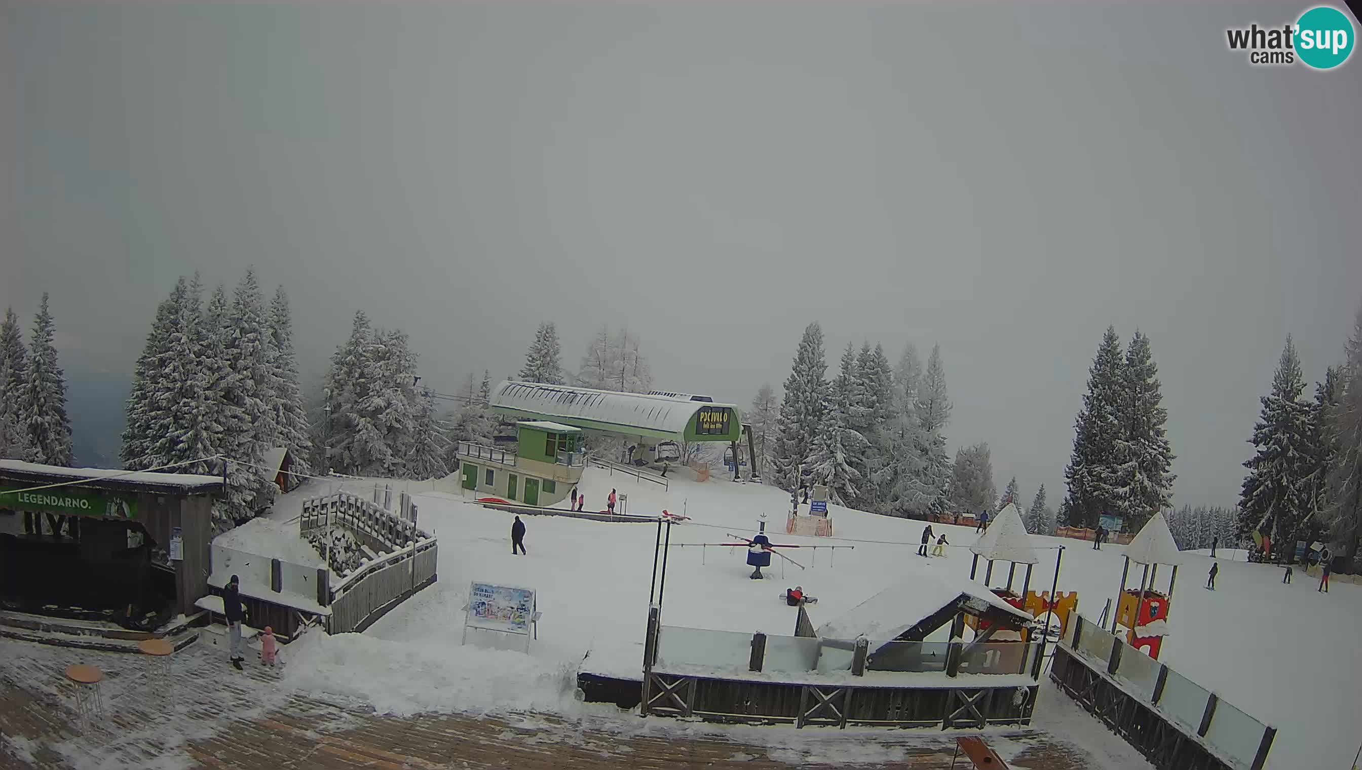 Webcam de la station de ski des Alpes slovènes à Cerkno Počivalo