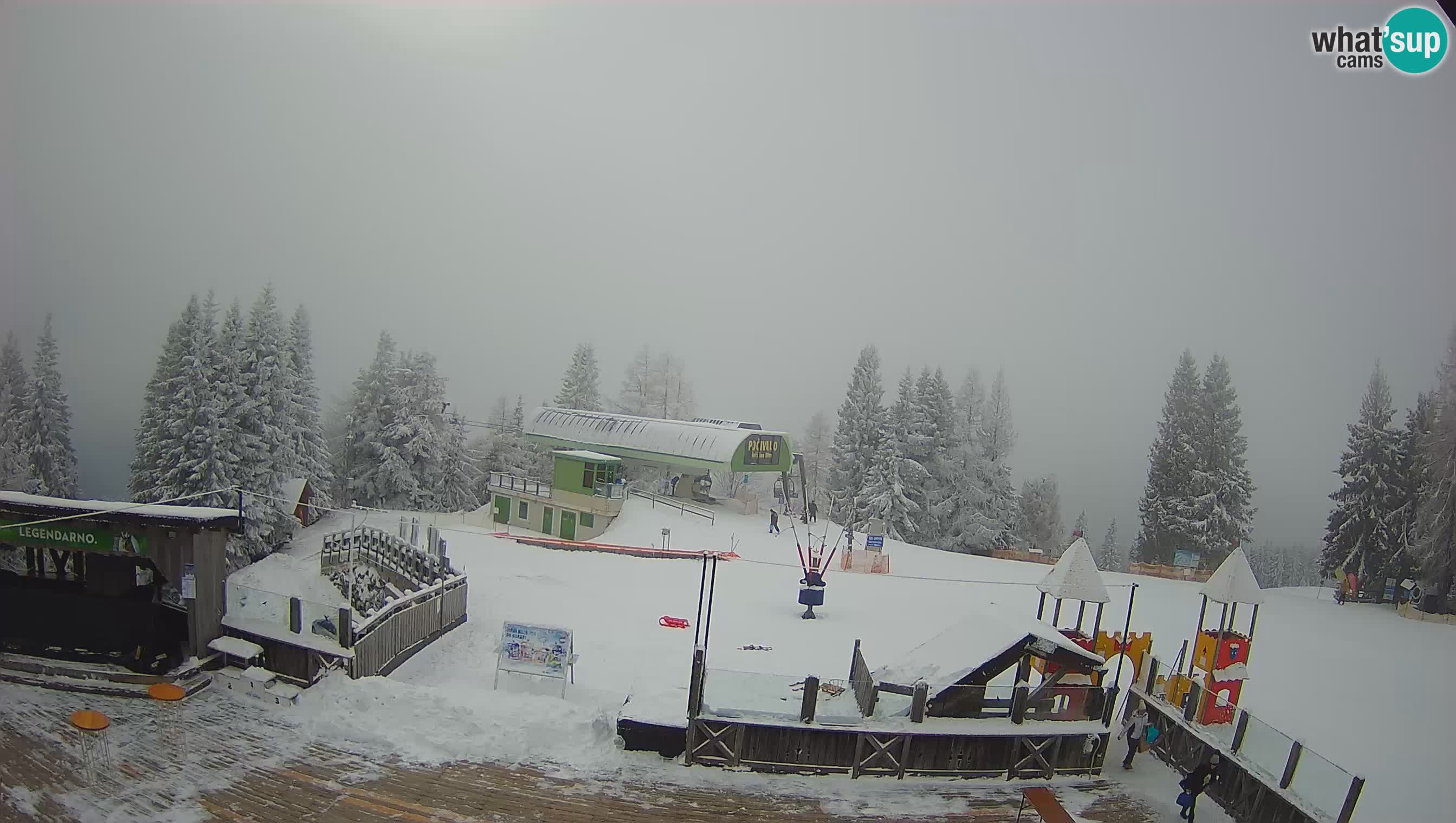 Webcam de la station de ski des Alpes slovènes à Cerkno Počivalo