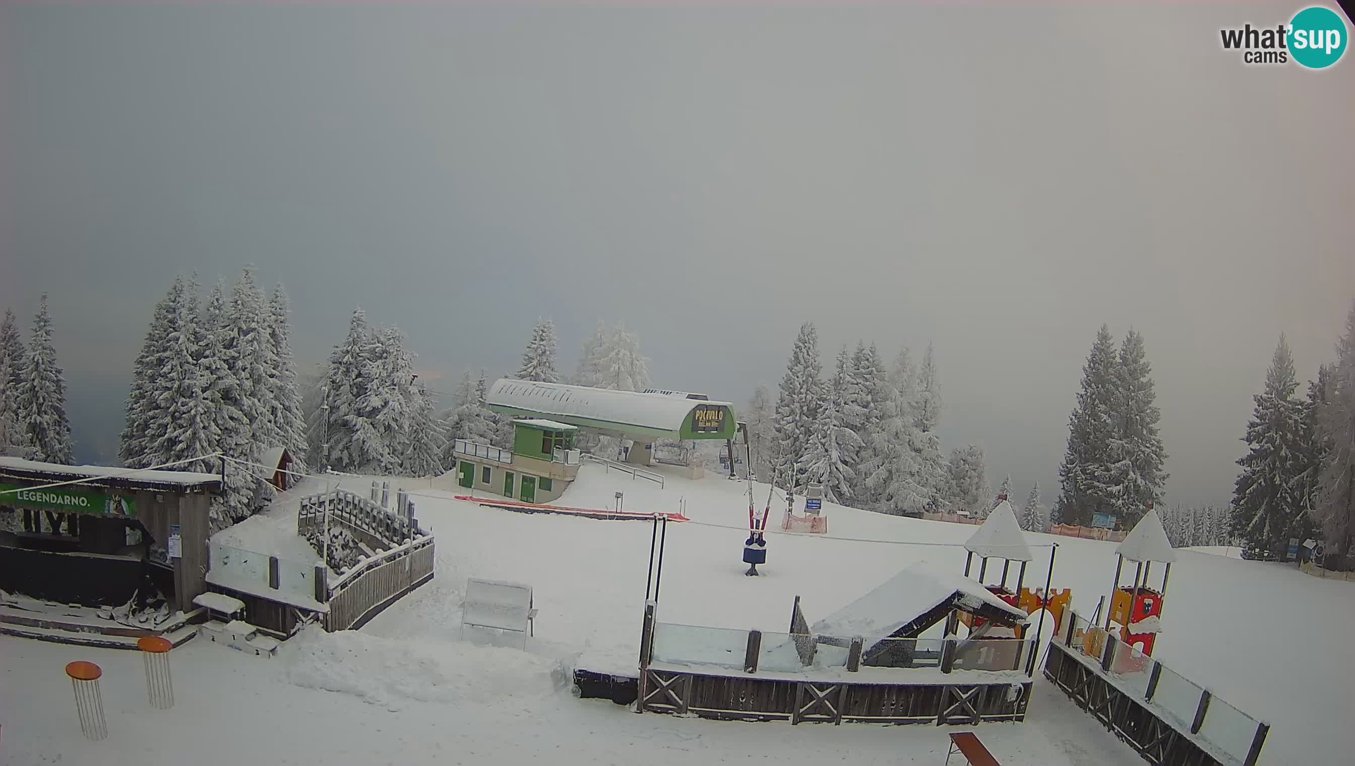 Alpska Perla Ski center Cerkno Počivalo webcam – Slovenia