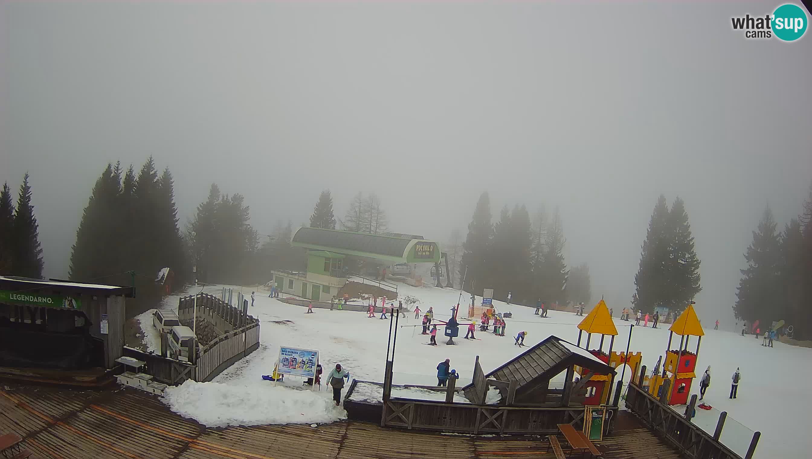 Webcam de la station de ski des Alpes slovènes à Cerkno Počivalo