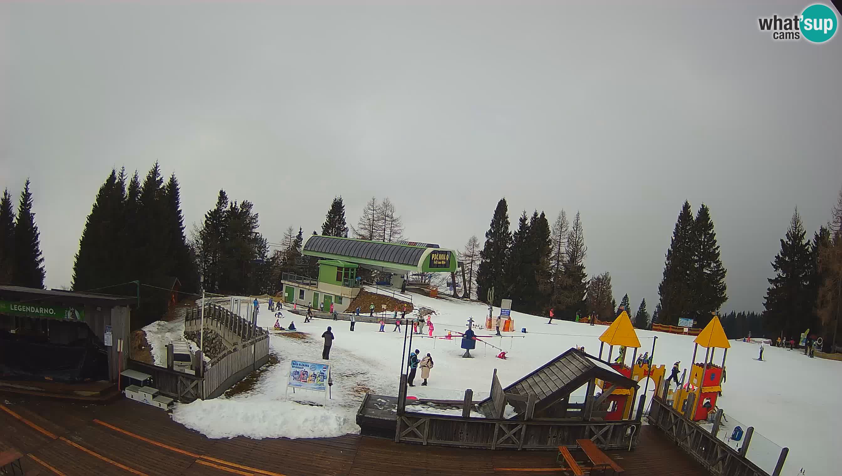 Webcam de la station de ski des Alpes slovènes à Cerkno Počivalo