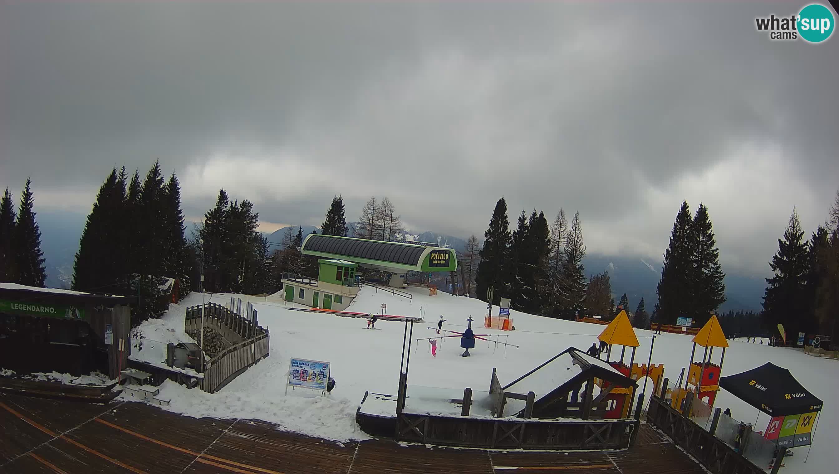 Webcam de la station de ski des Alpes slovènes à Cerkno Počivalo