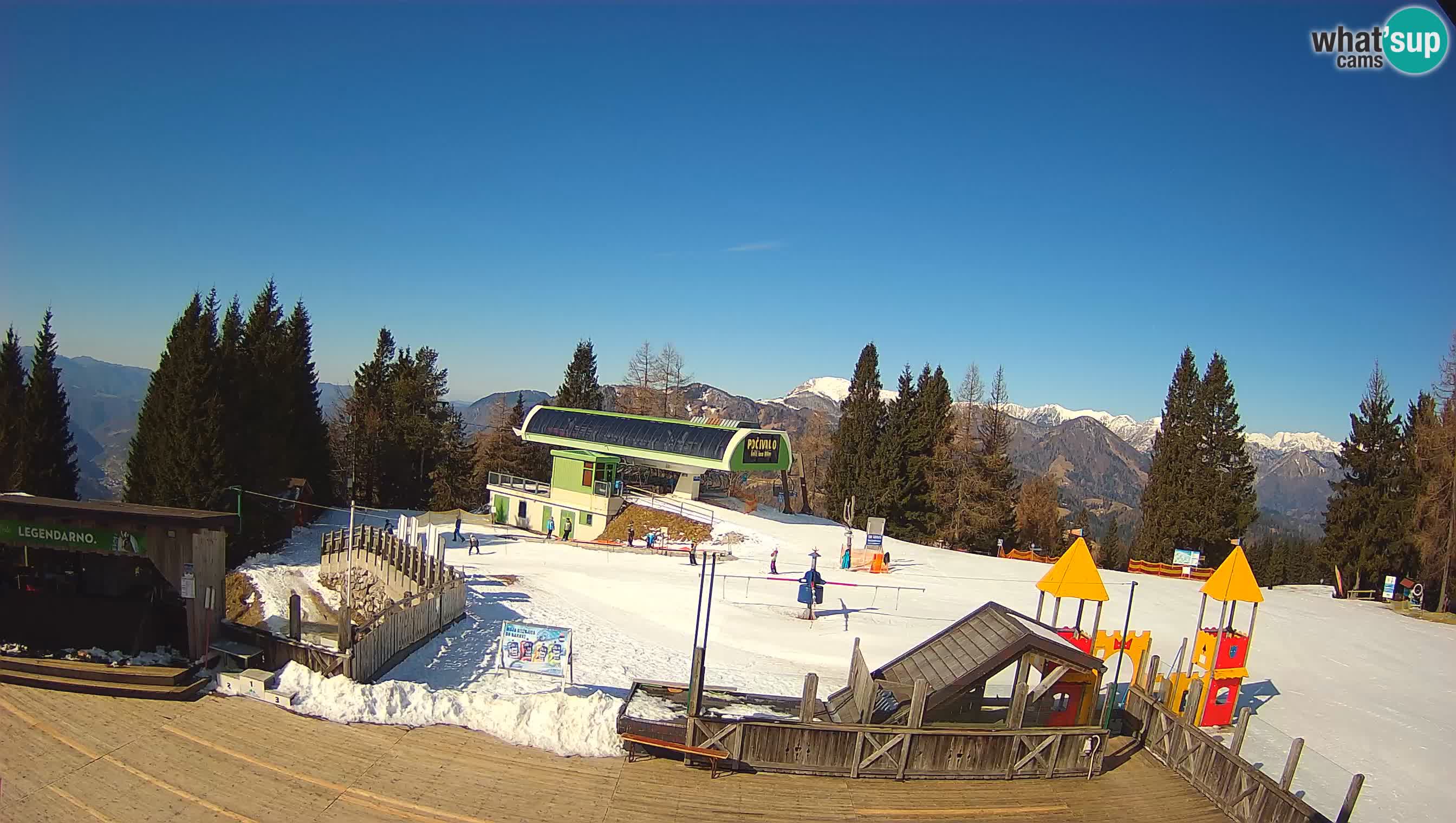 Webcam de la station de ski des Alpes slovènes à Cerkno Počivalo