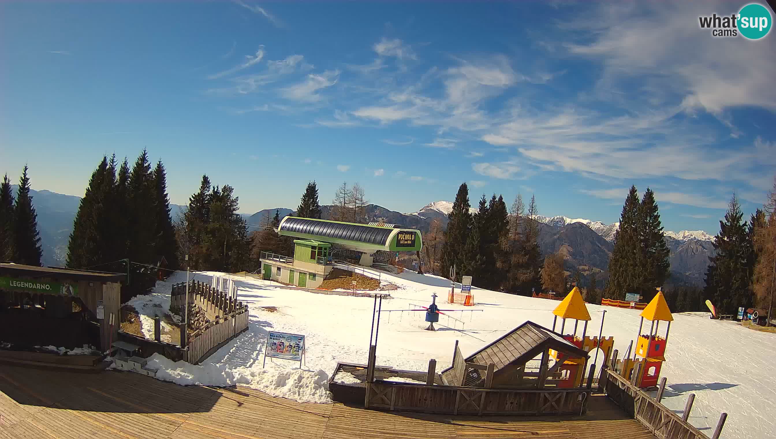 Webcam de la station de ski des Alpes slovènes à Cerkno Počivalo