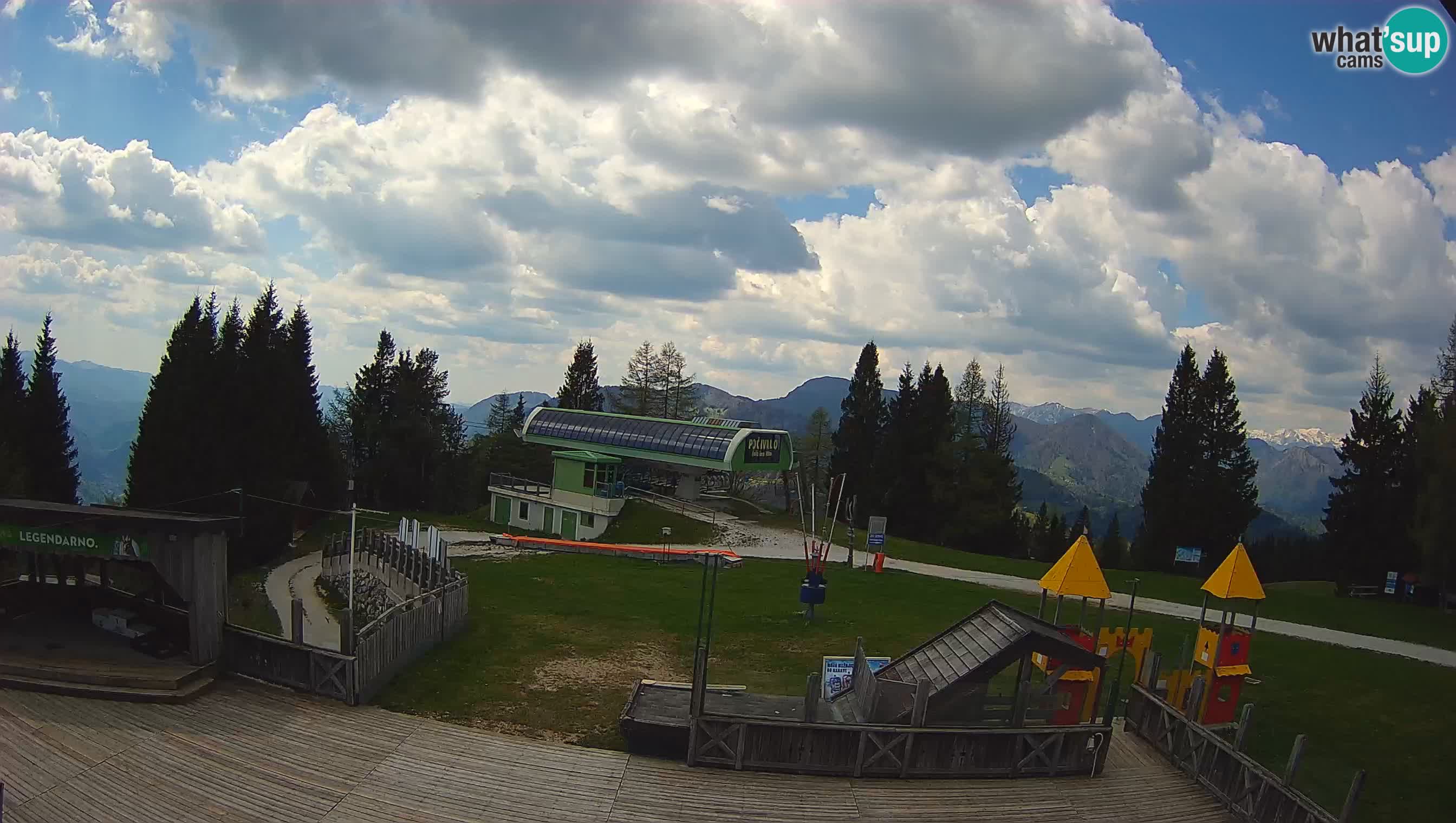Webcam de la station de ski des Alpes slovènes à Cerkno Počivalo