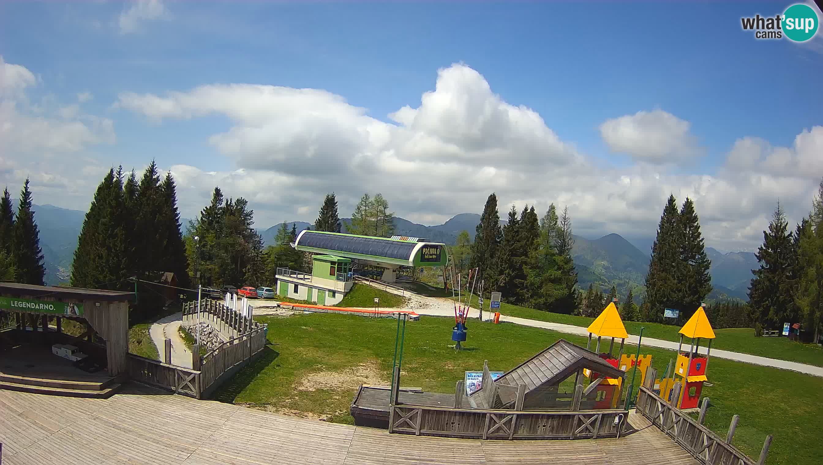 Webcam de la station de ski des Alpes slovènes à Cerkno Počivalo
