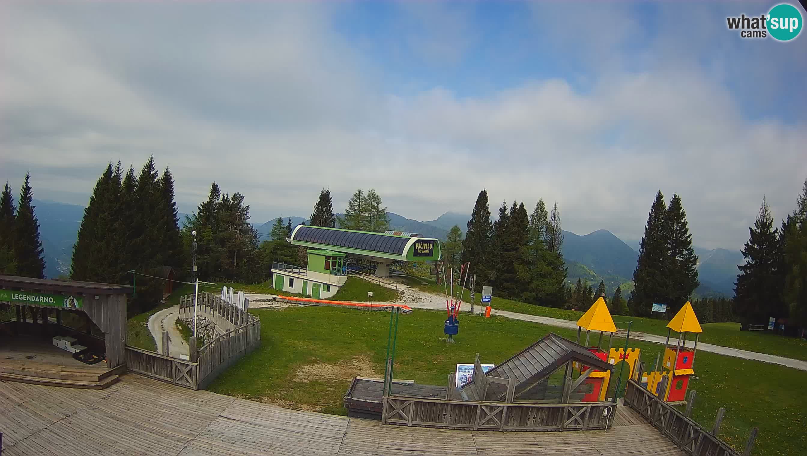 Webcam de la station de ski des Alpes slovènes à Cerkno Počivalo