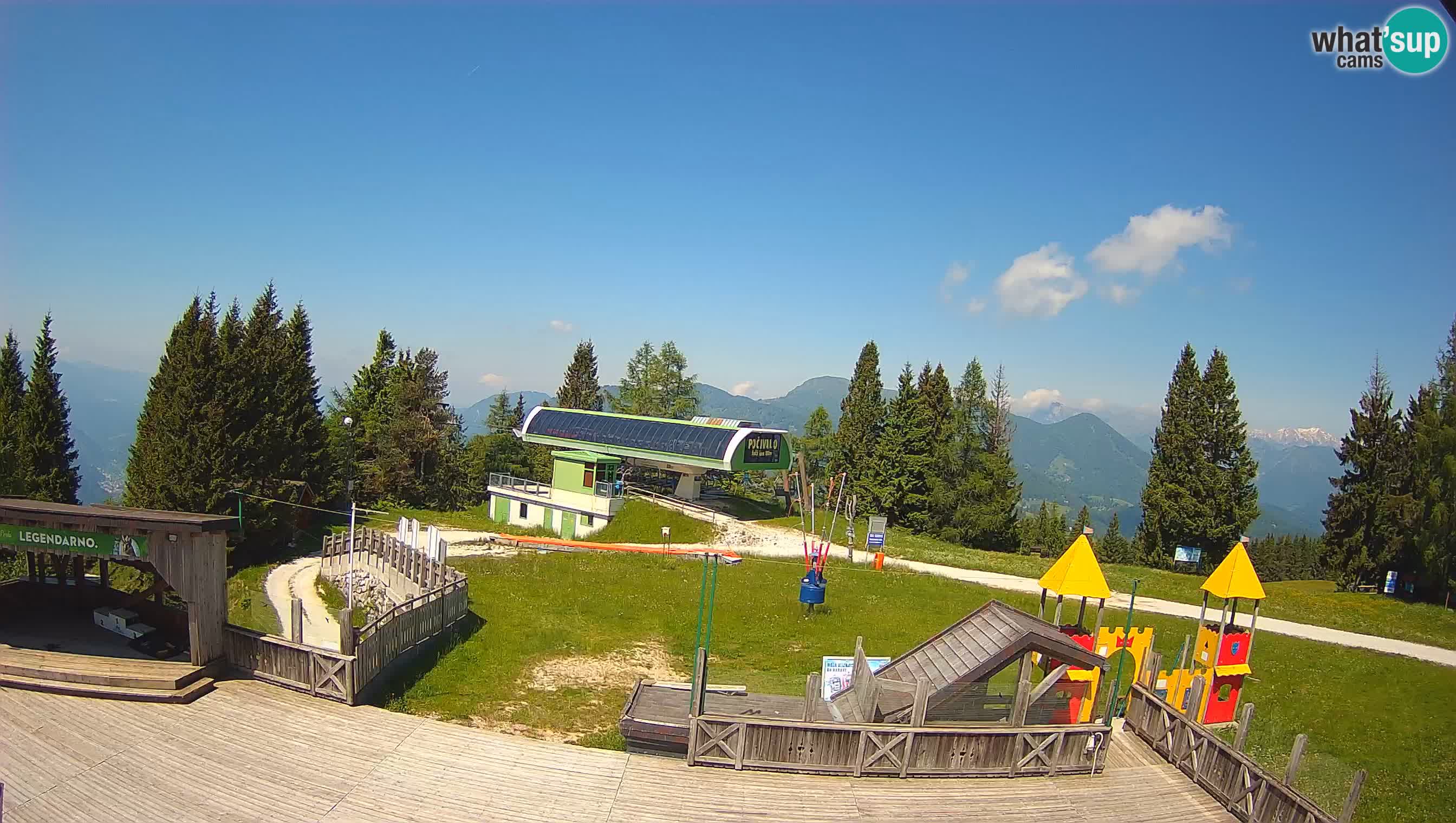 Webcam de la station de ski des Alpes slovènes à Cerkno Počivalo