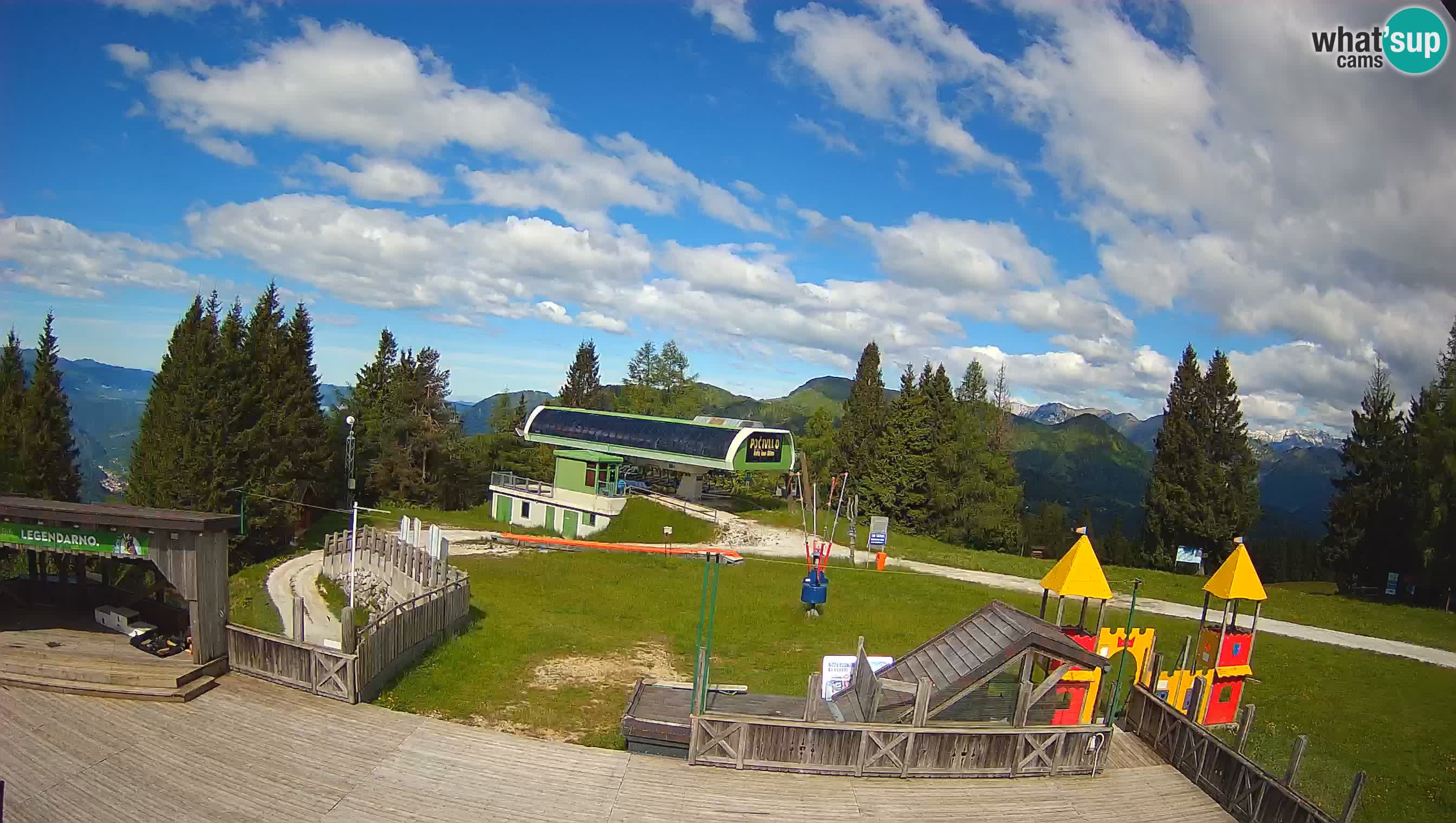 Webcam de la station de ski des Alpes slovènes à Cerkno Počivalo