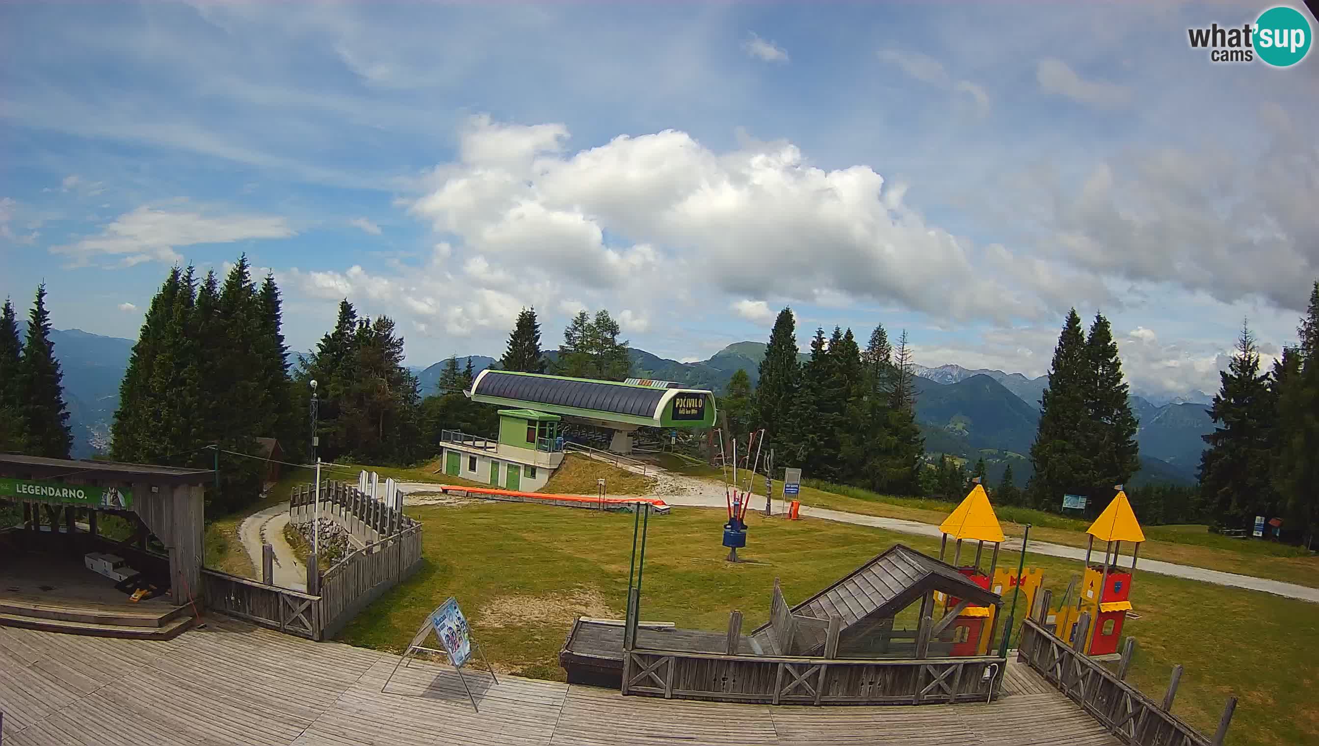 Webcam de la station de ski des Alpes slovènes à Cerkno Počivalo