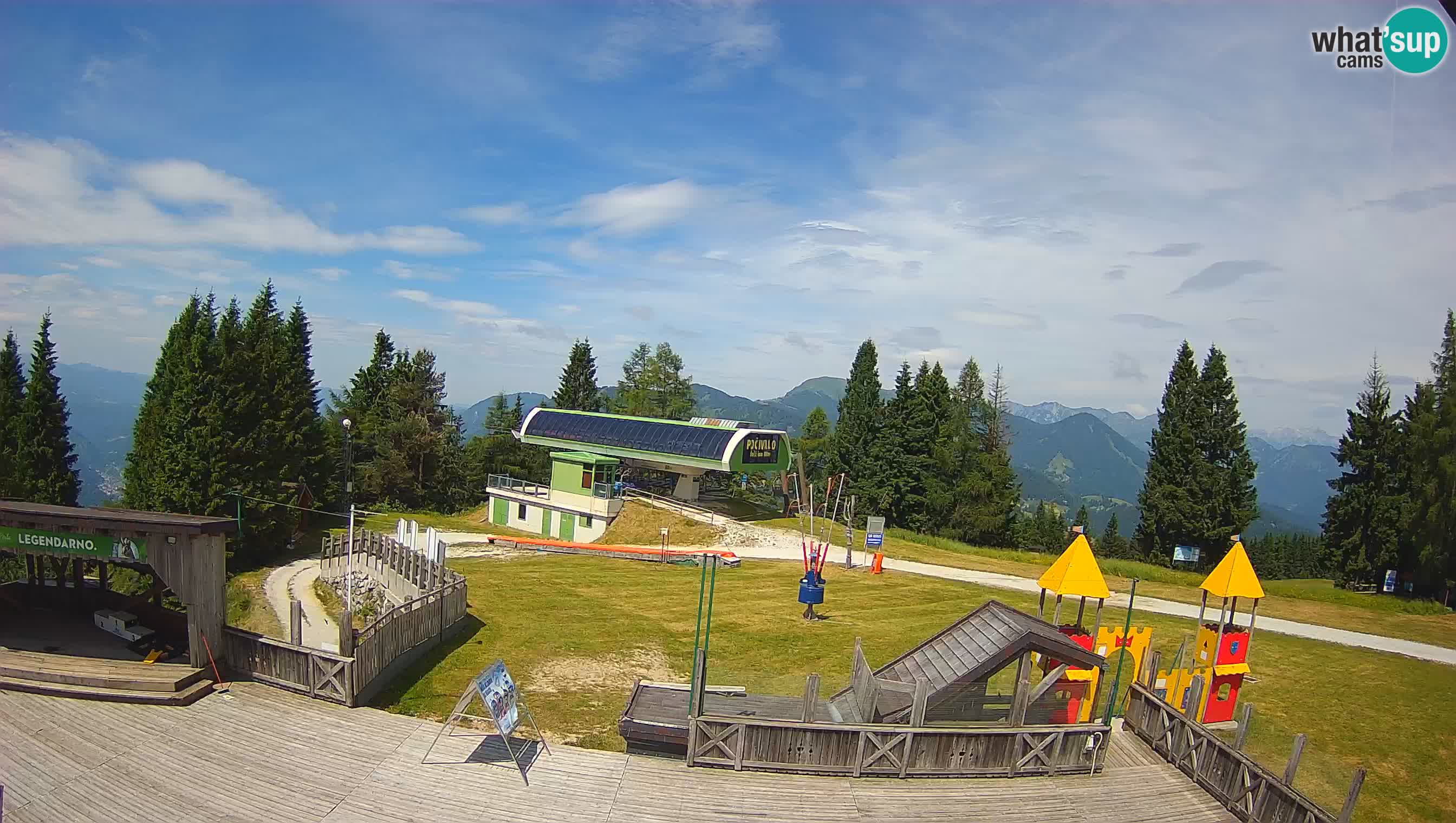 Webcam de la station de ski des Alpes slovènes à Cerkno Počivalo