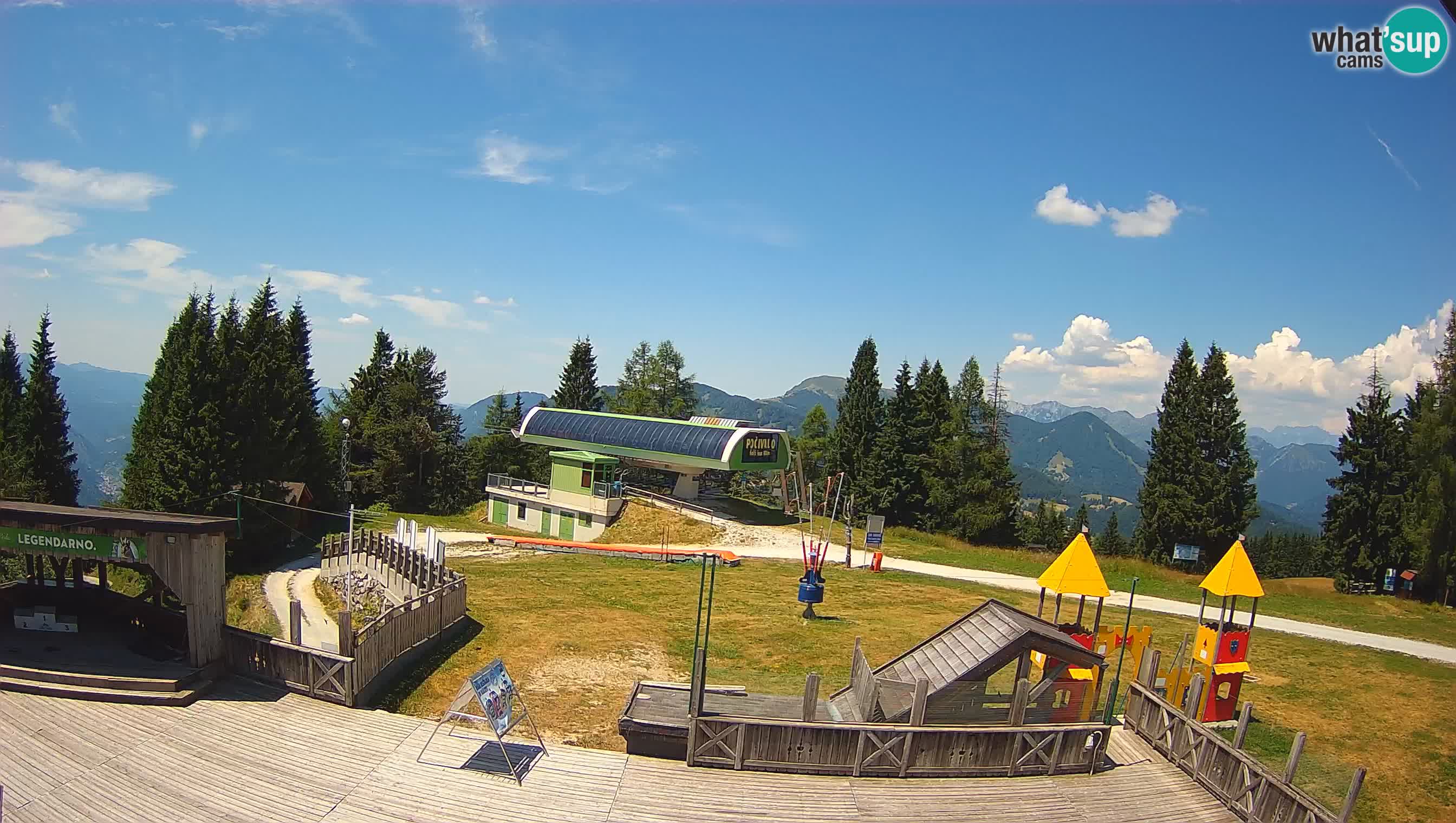 Webcam de la station de ski des Alpes slovènes à Cerkno Počivalo