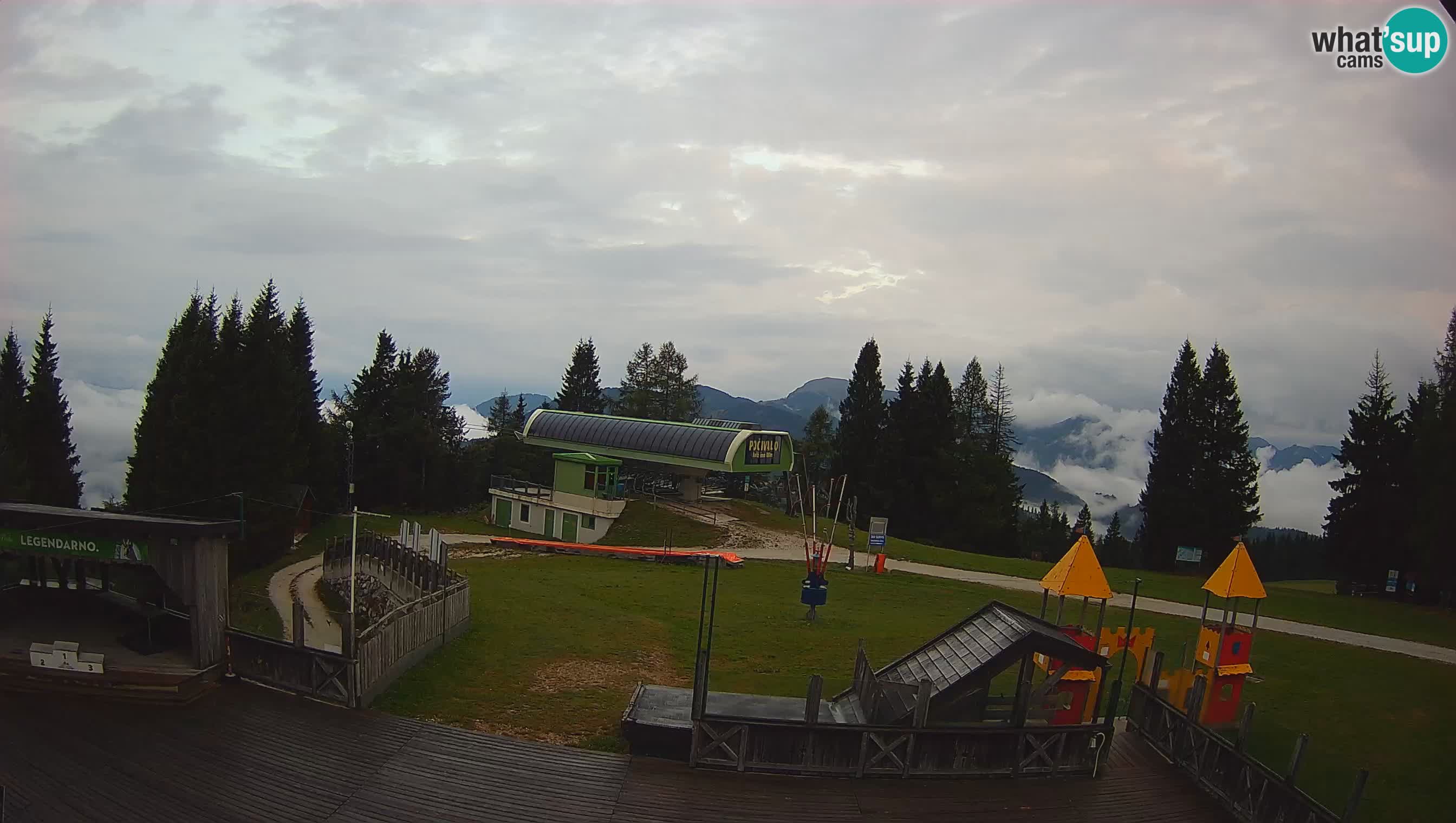 Webcam de la station de ski des Alpes slovènes à Cerkno Počivalo