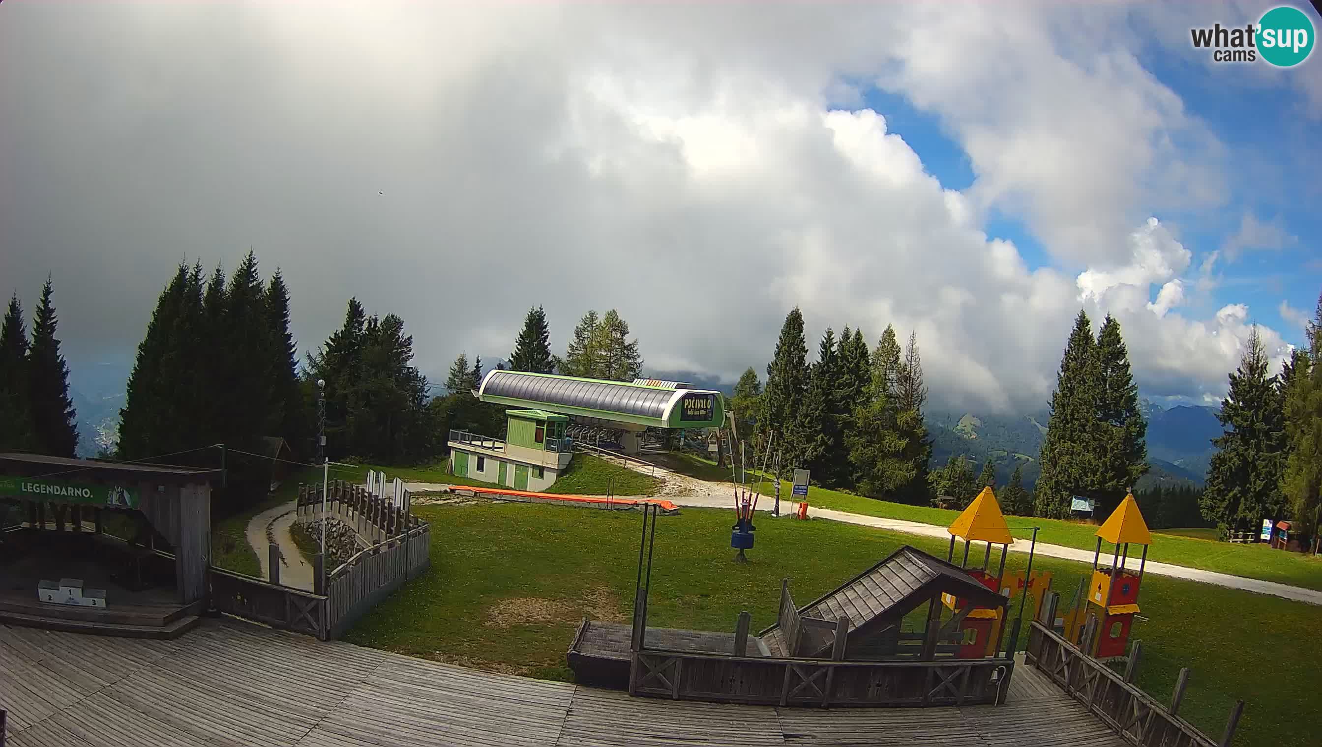 Webcam de la station de ski des Alpes slovènes à Cerkno Počivalo