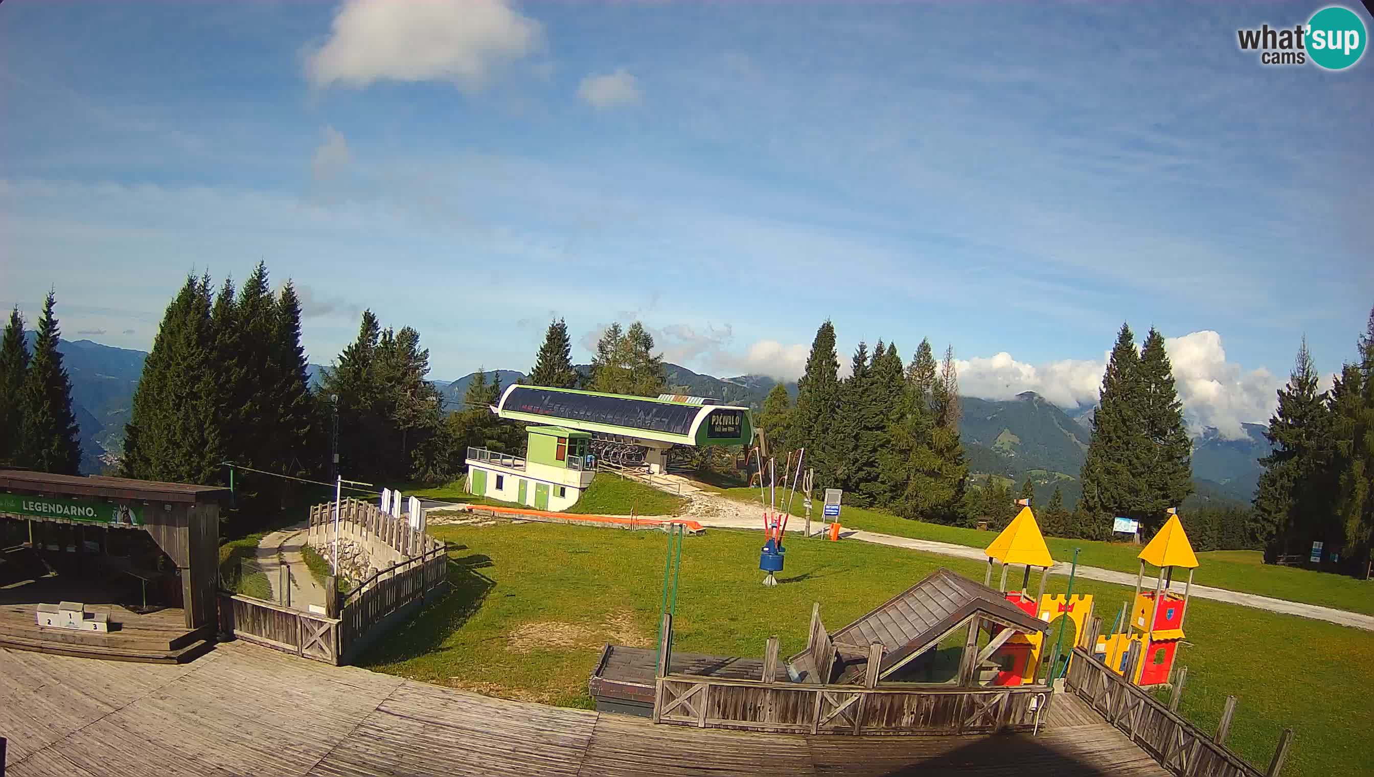 Webcam de la station de ski des Alpes slovènes à Cerkno Počivalo