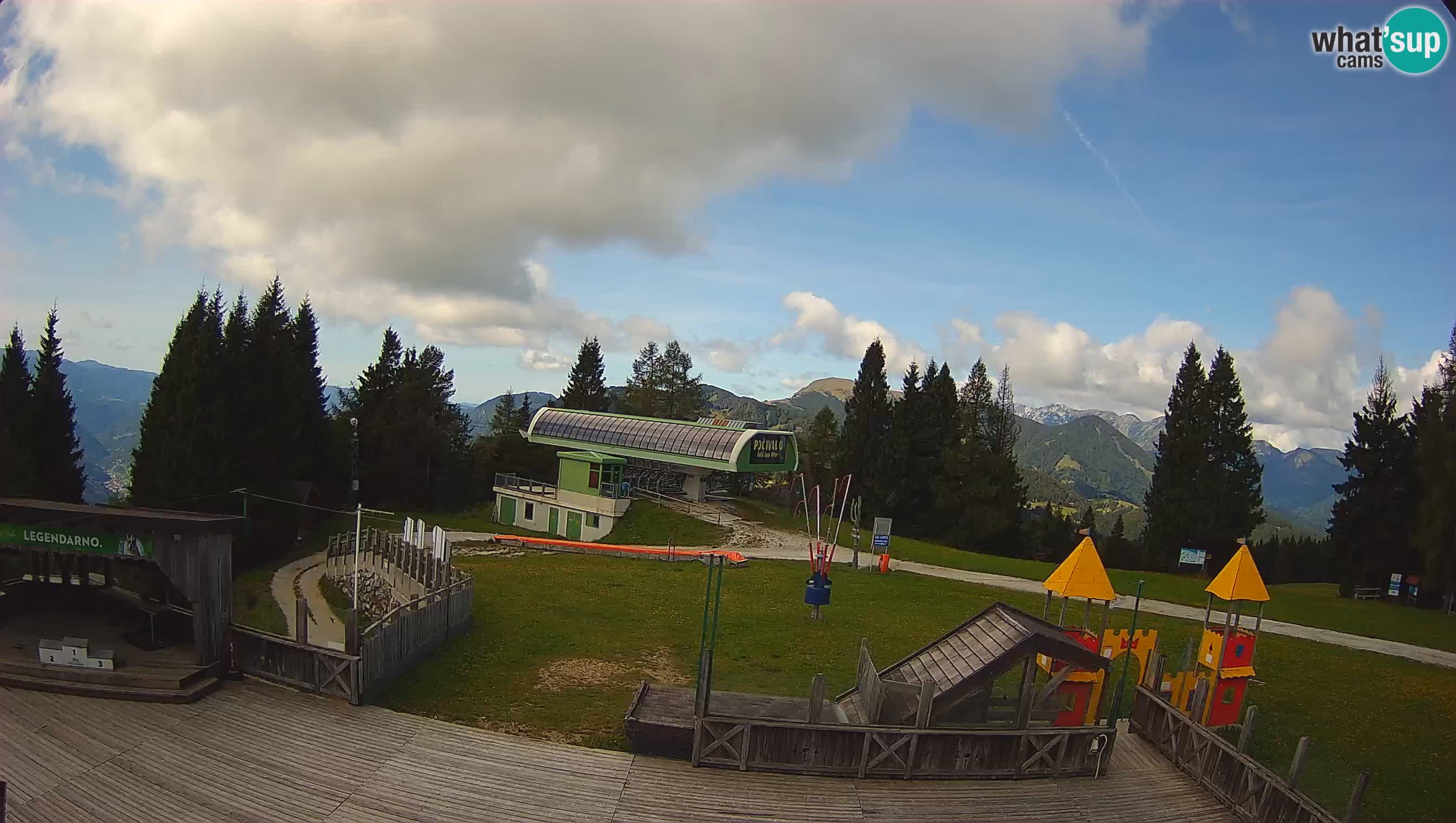 Webcam de la station de ski des Alpes slovènes à Cerkno Počivalo