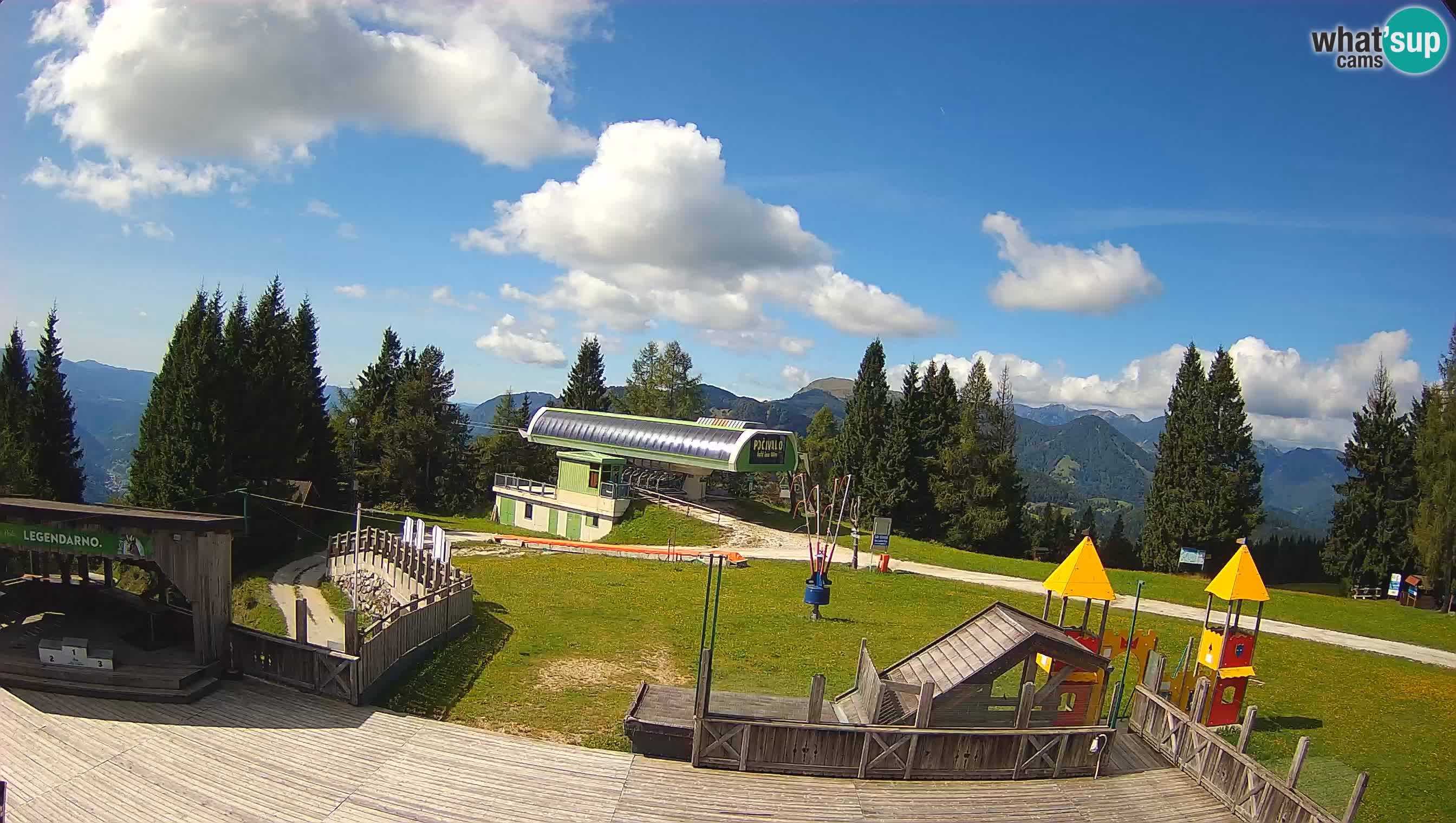 Webcam de la station de ski des Alpes slovènes à Cerkno Počivalo