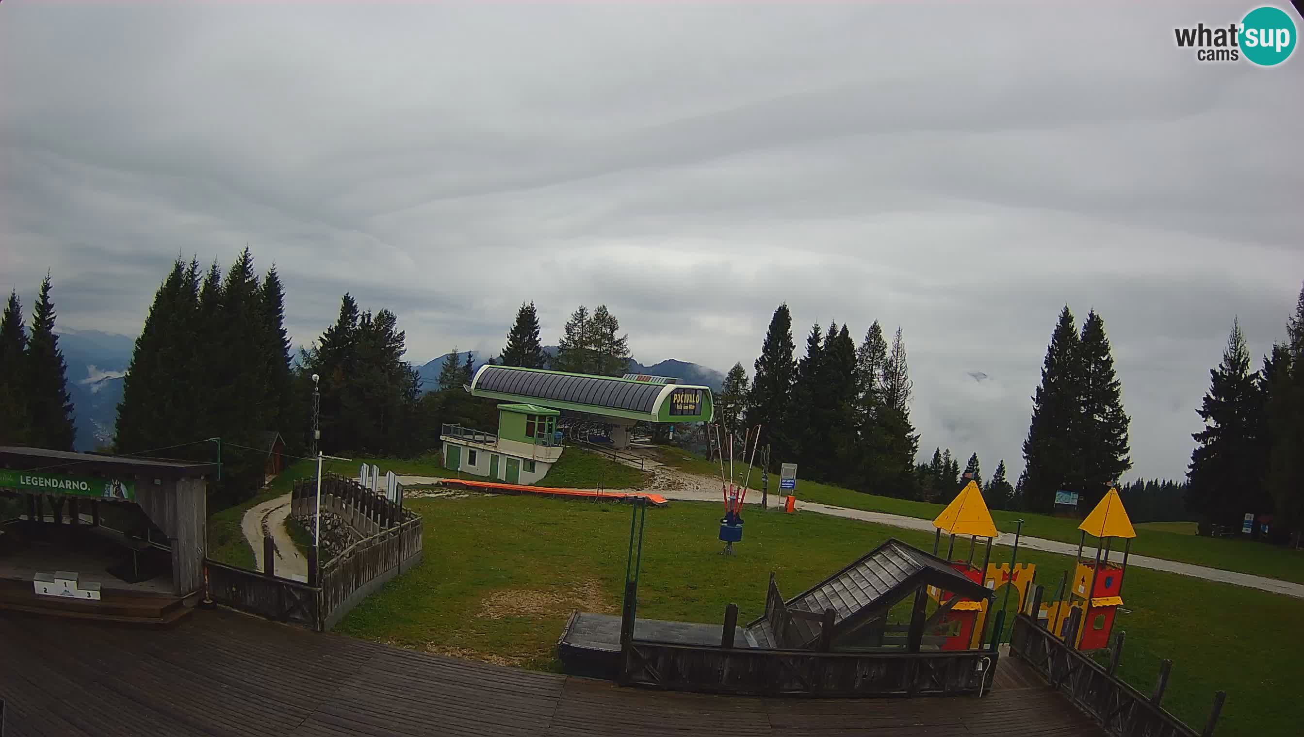 Webcam de la station de ski des Alpes slovènes à Cerkno Počivalo
