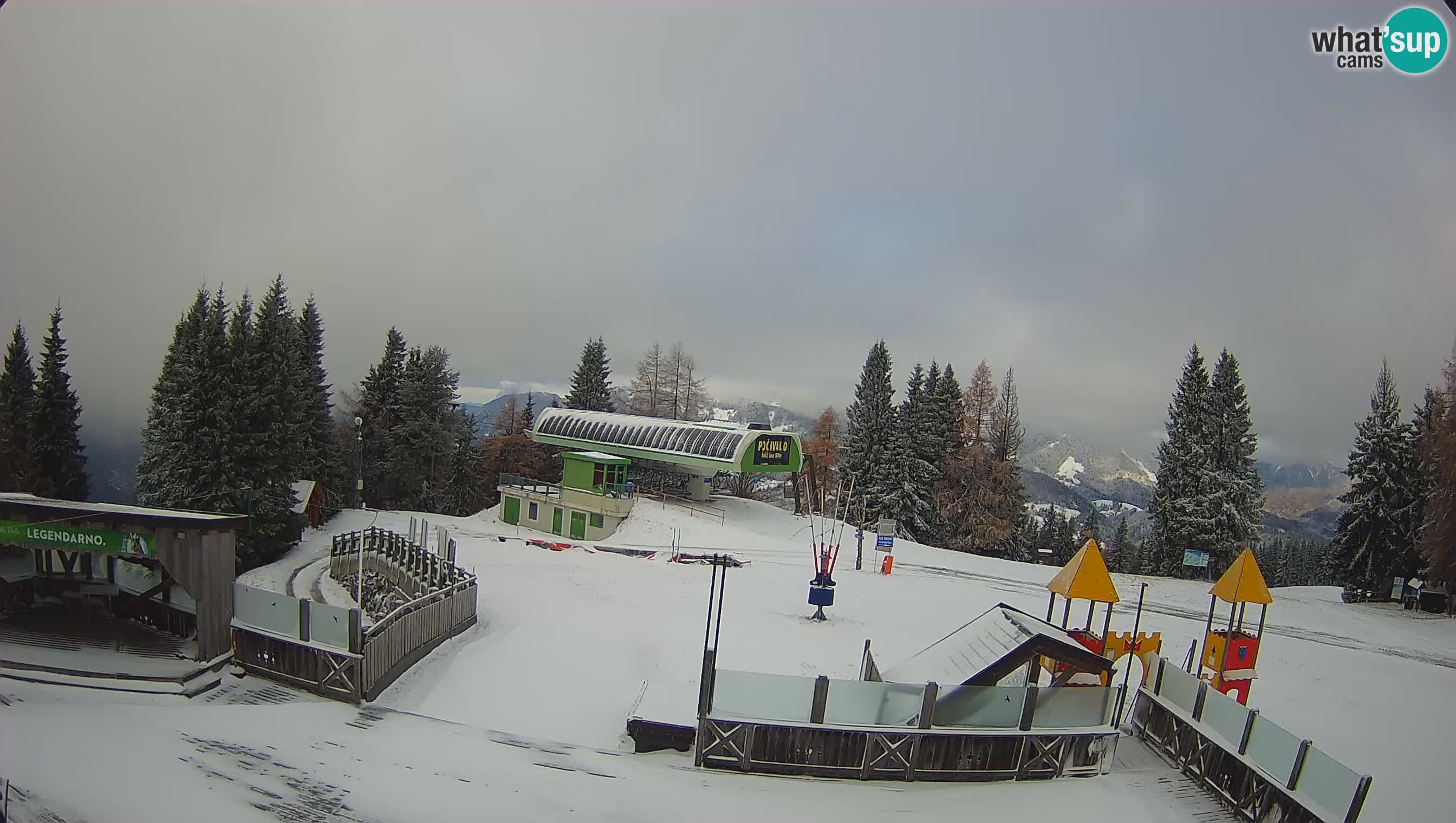 Alpska Perla Ski center Cerkno Počivalo webcam – Slovenia
