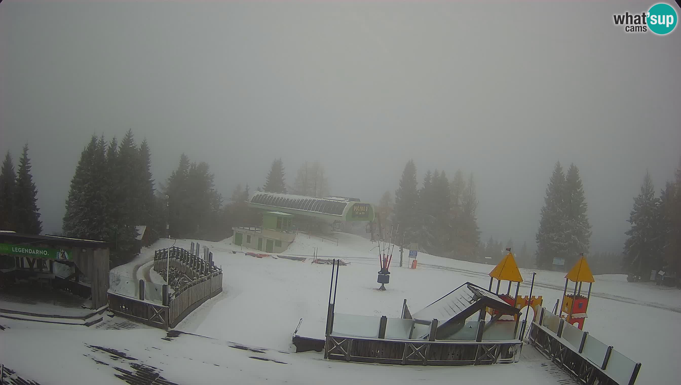 Webcam de la station de ski des Alpes slovènes à Cerkno Počivalo