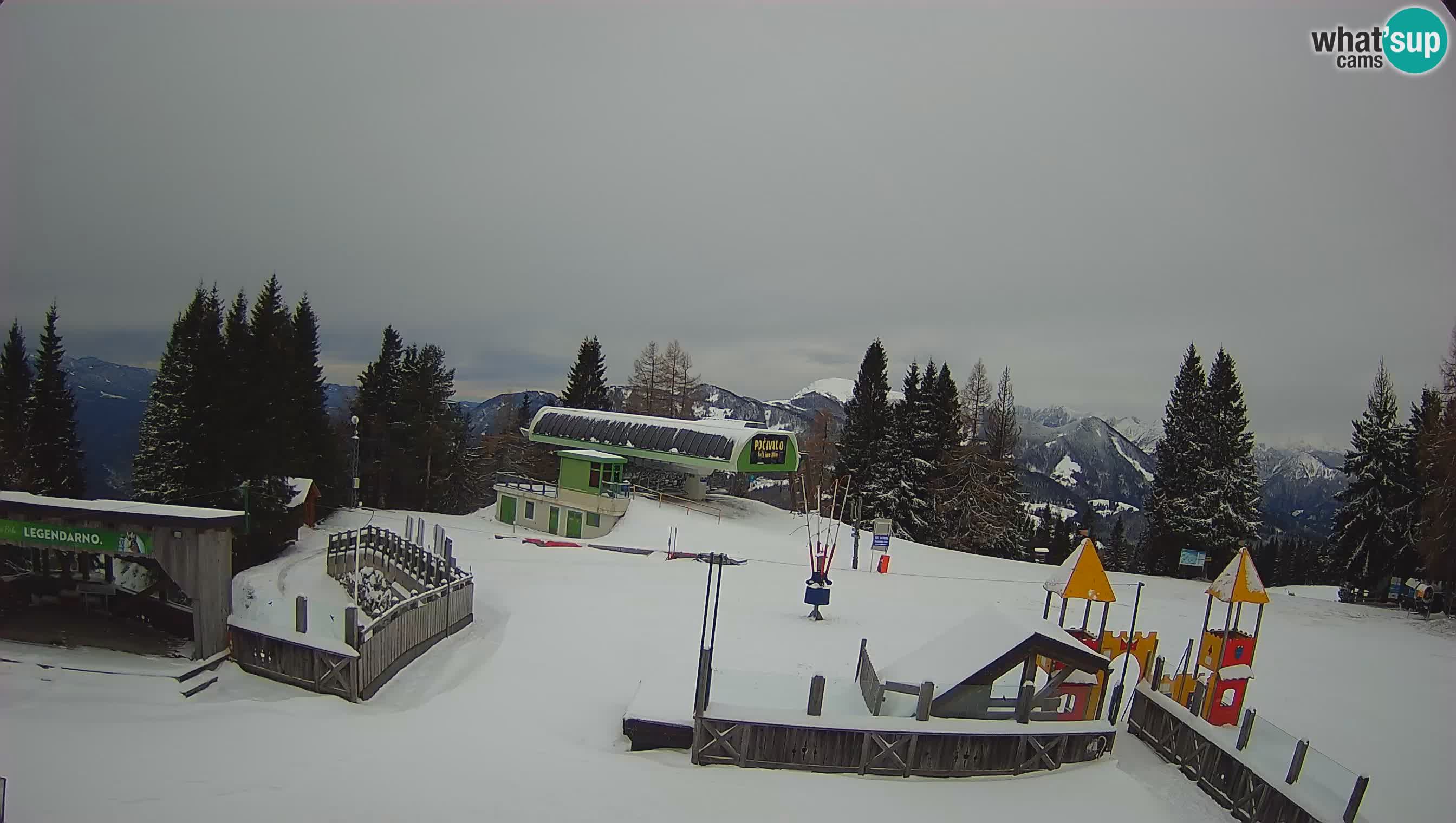 Alpska Perla Ski center Cerkno Počivalo webcam – Slovenia