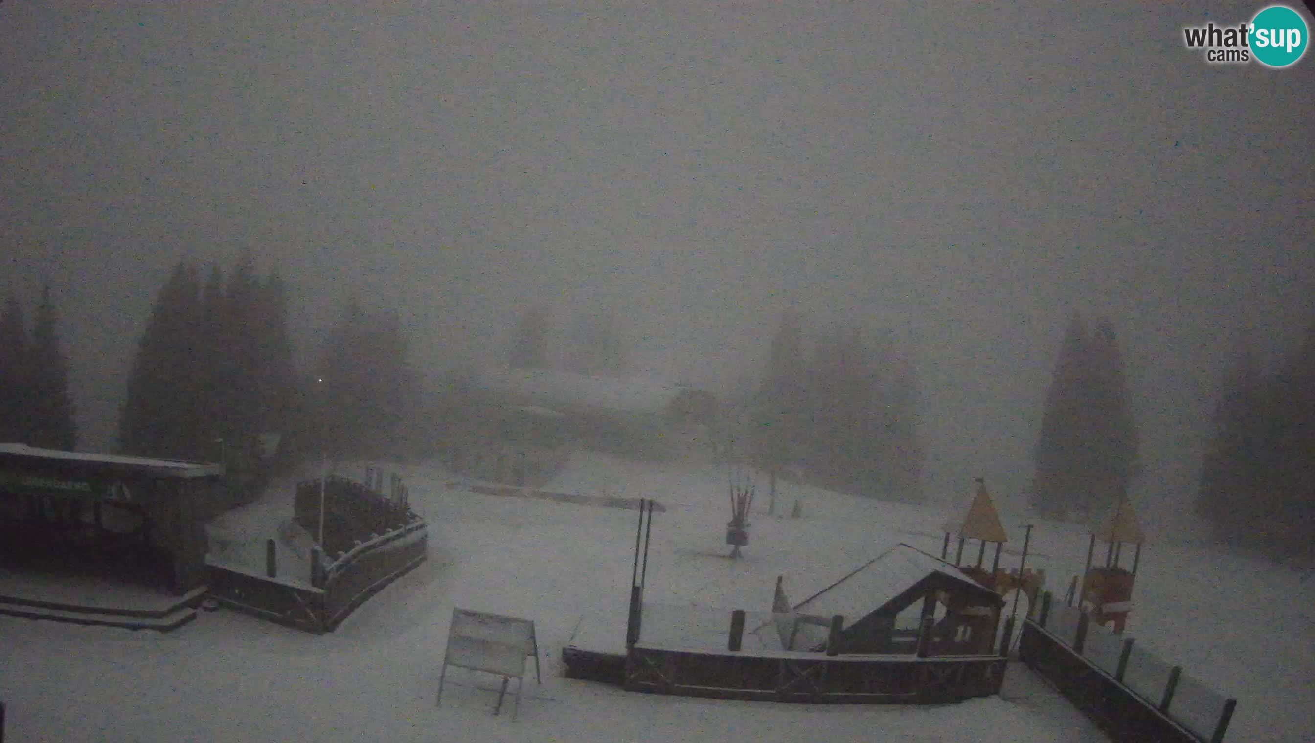 Webcam de la station de ski des Alpes slovènes à Cerkno Počivalo