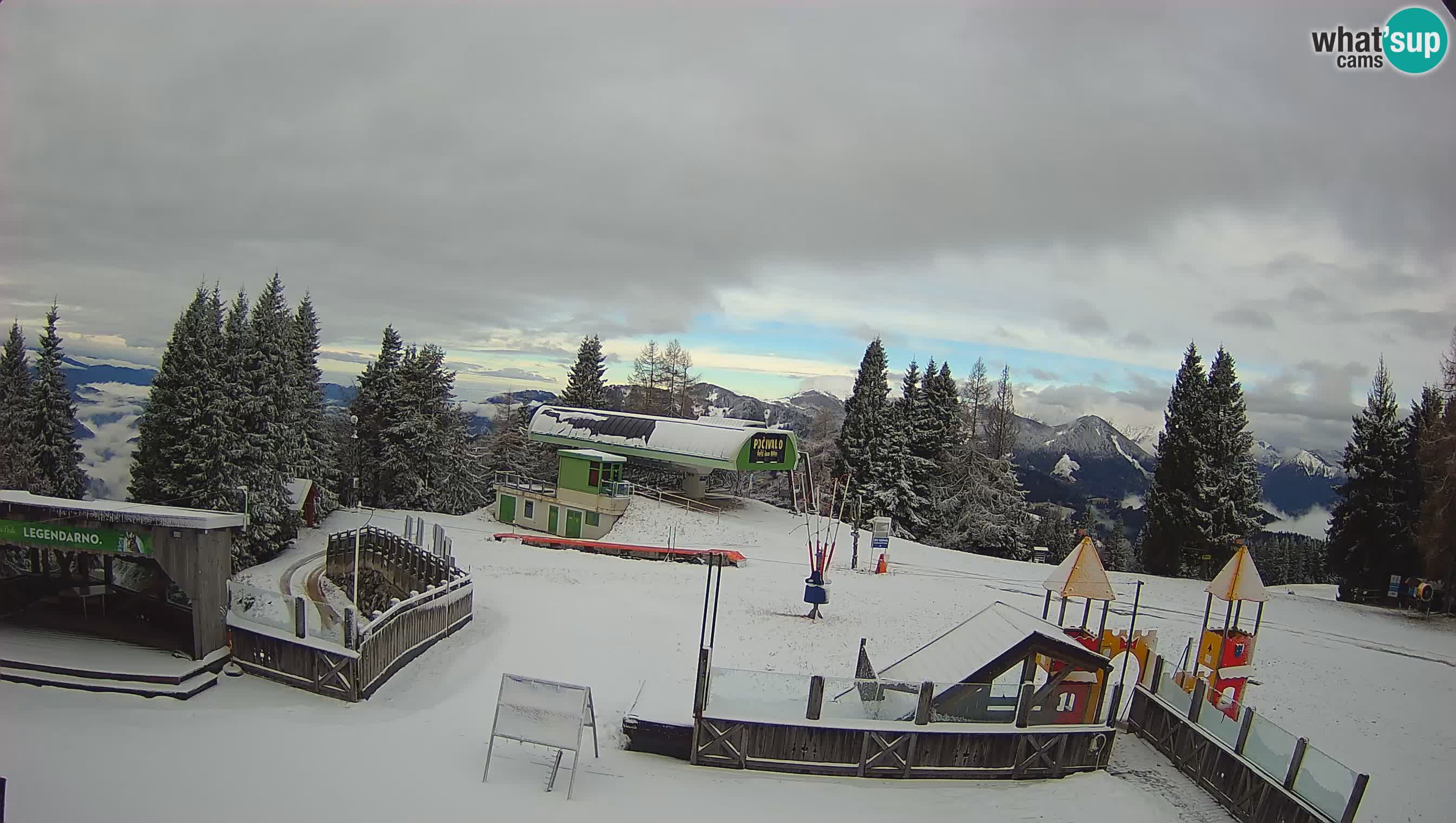 Web kamera Počivalo – Alpska Perla | Pogled uživo sa skijališta Cerkno