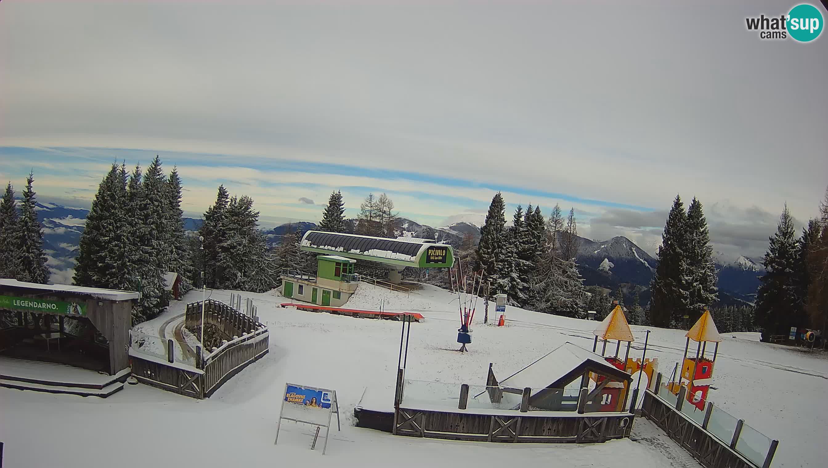 Webcam Počivalo – Alpska Perla | Vista live dalla stazione sciistica di Cerkno