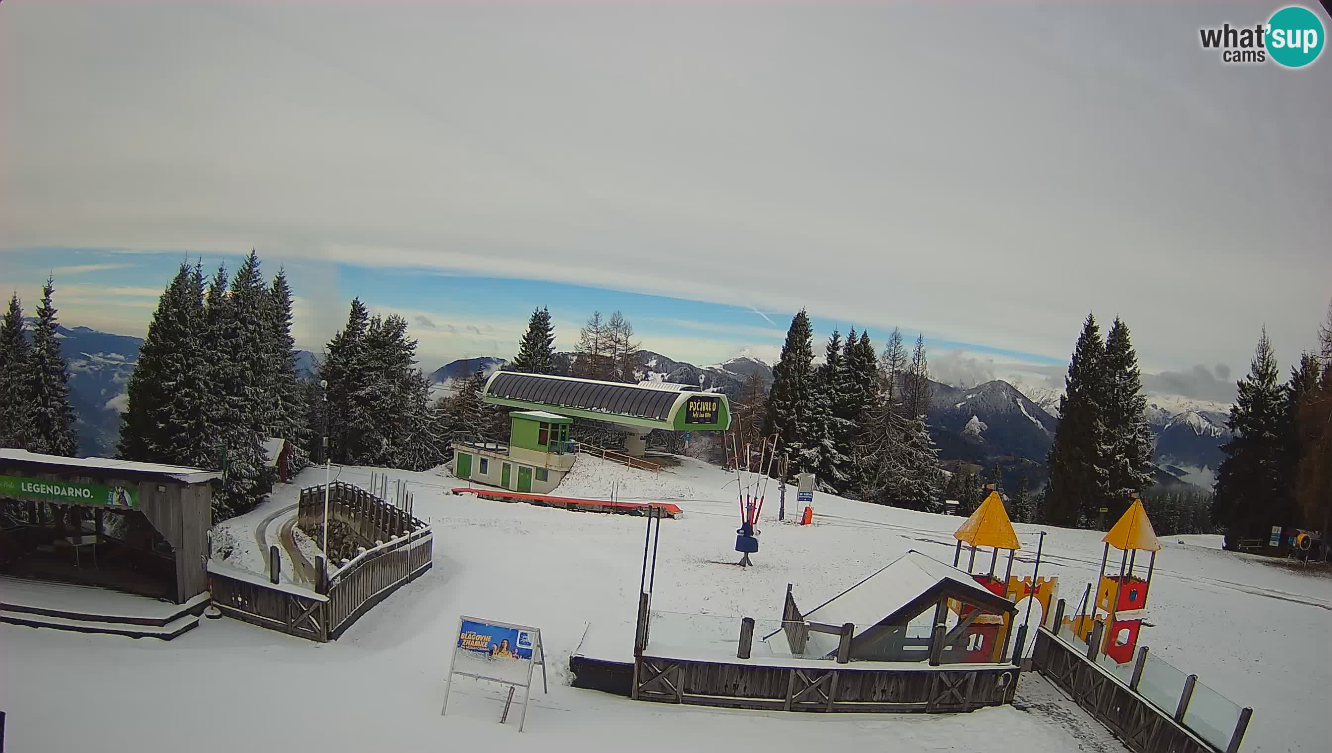 Cámara web Počivalo – Alpska Perla | Vista en vivo desde la estación de esquí Cerkno