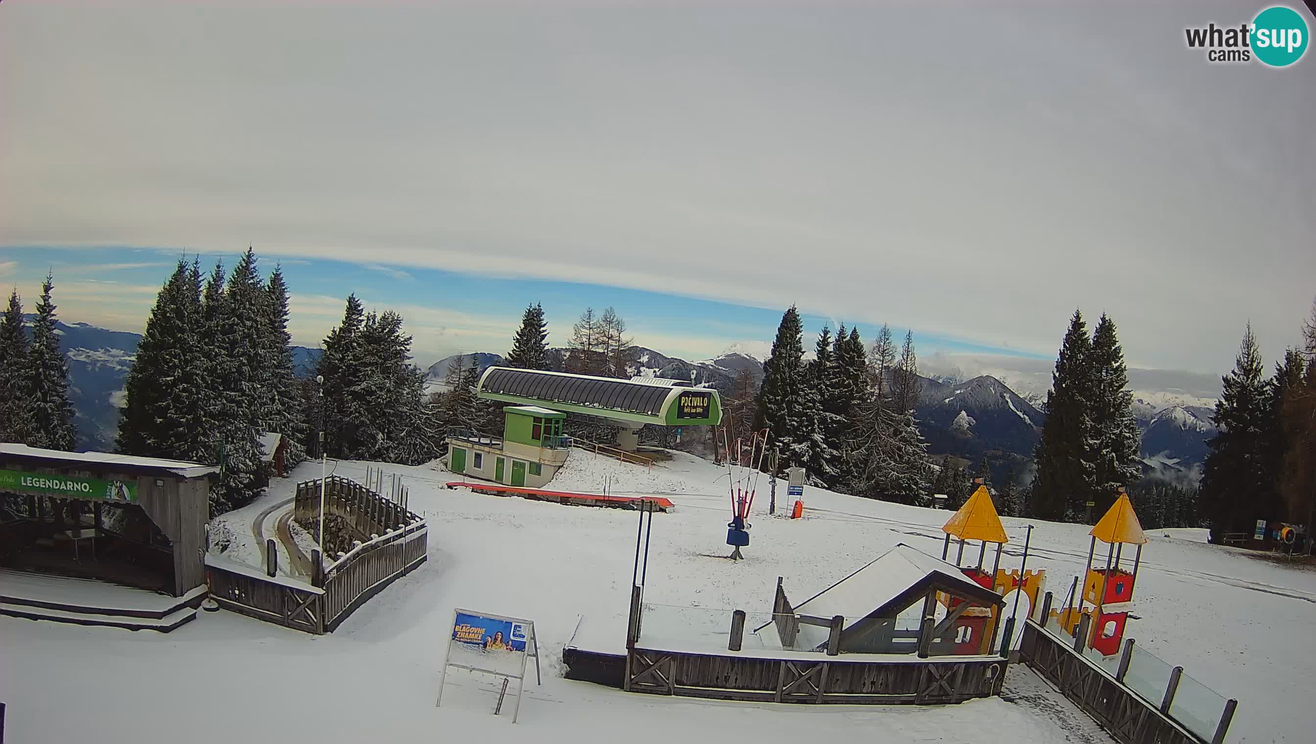 Web kamera Počivalo – Alpska Perla | Pogled uživo sa skijališta Cerkno