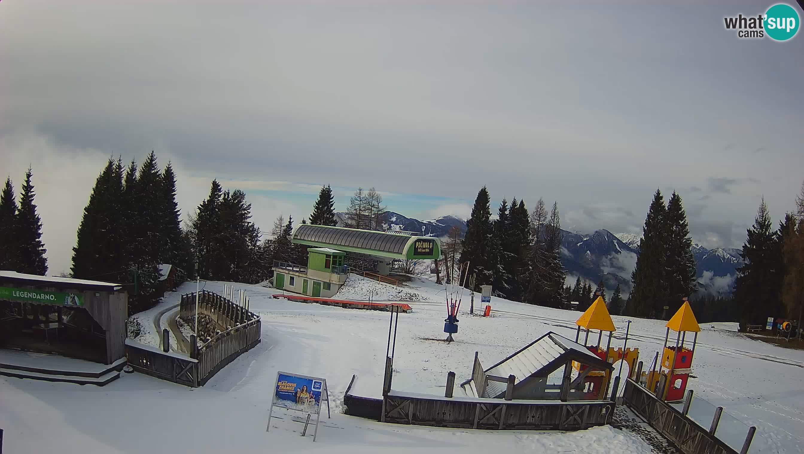 Webcam Počivalo – Alpska Perla | Vista live dalla stazione sciistica di Cerkno