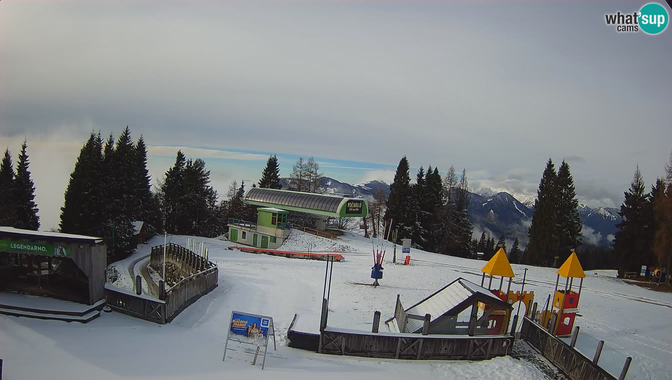 Web kamera Počivalo – Alpska Perla | Pogled uživo sa skijališta Cerkno