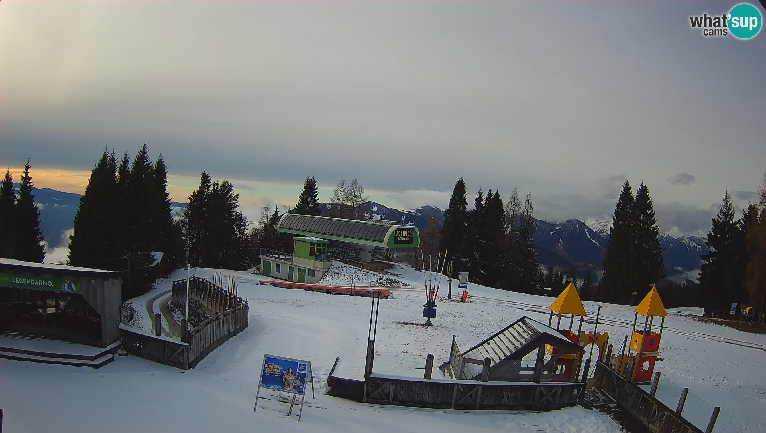 Webcam Počivalo – Alpska Perla | Vista live dalla stazione sciistica di Cerkno