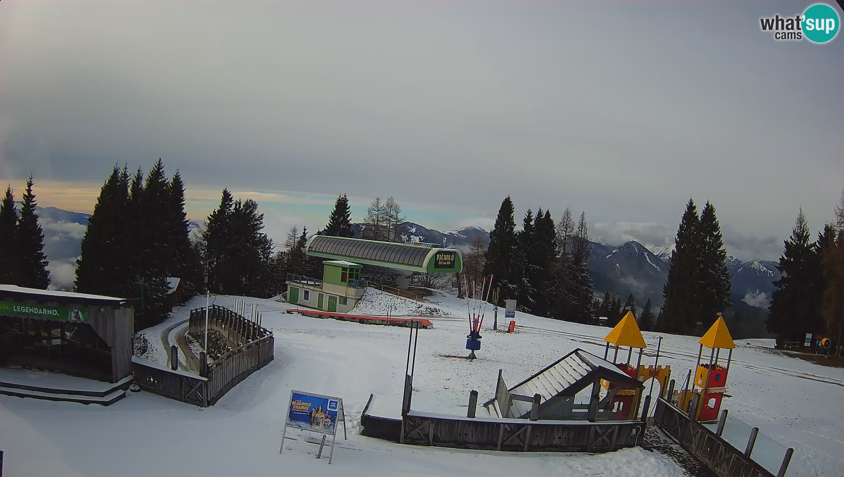 Cámara web Počivalo – Alpska Perla | Vista en vivo desde la estación de esquí Cerkno