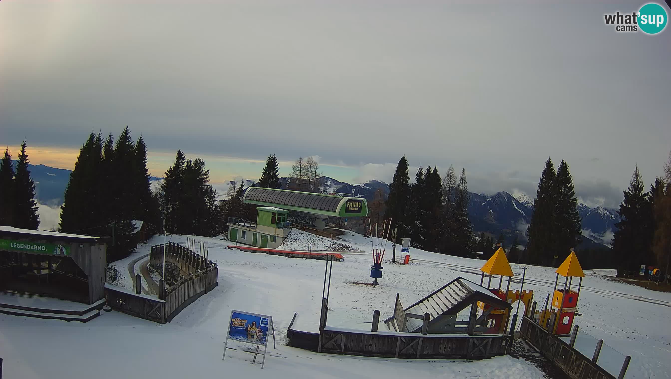Webcam Počivalo – Alpska Perla | Vista live dalla stazione sciistica di Cerkno
