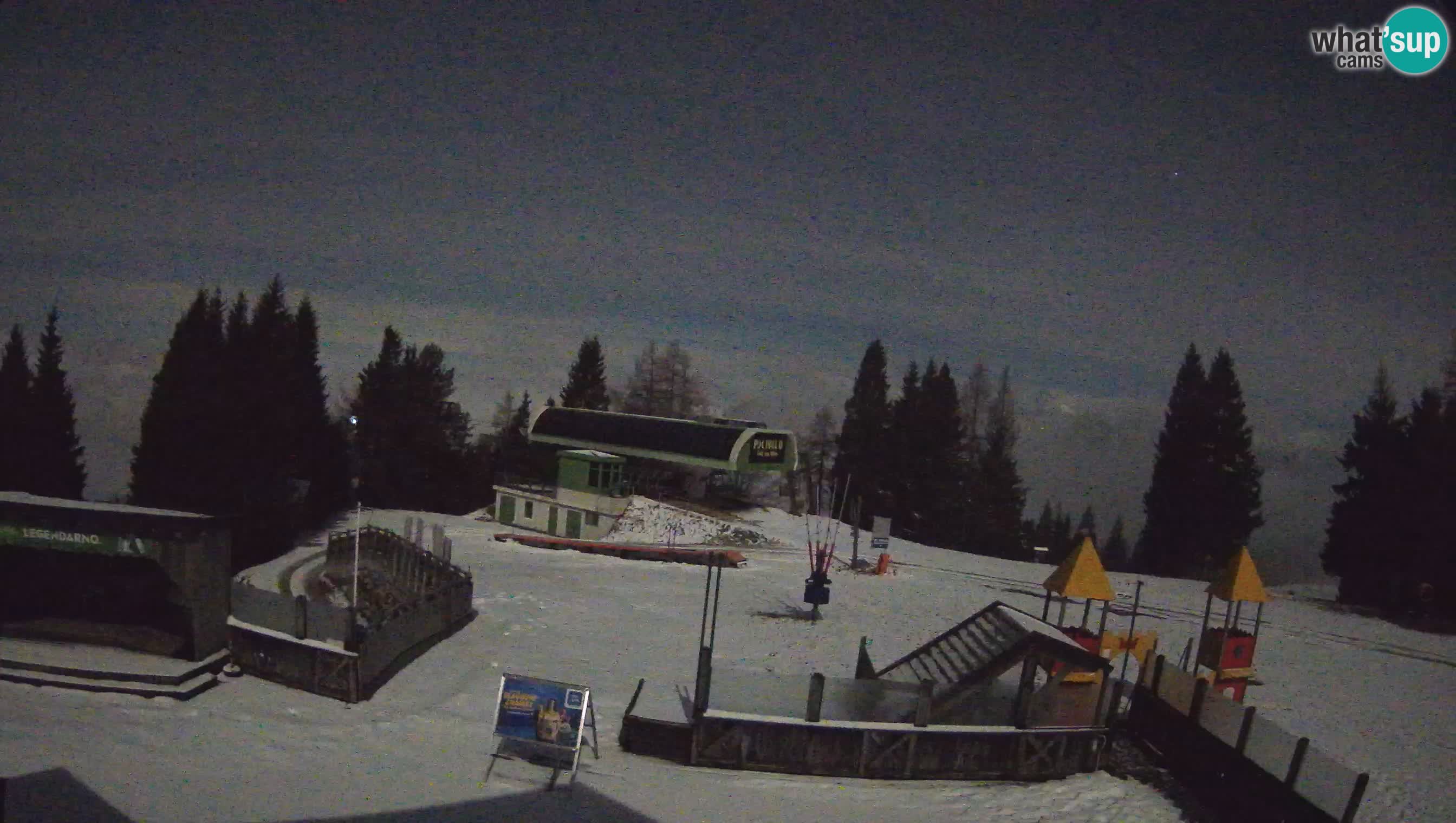 Webcam Počivalo – Alpska Perla | Vista live dalla stazione sciistica di Cerkno