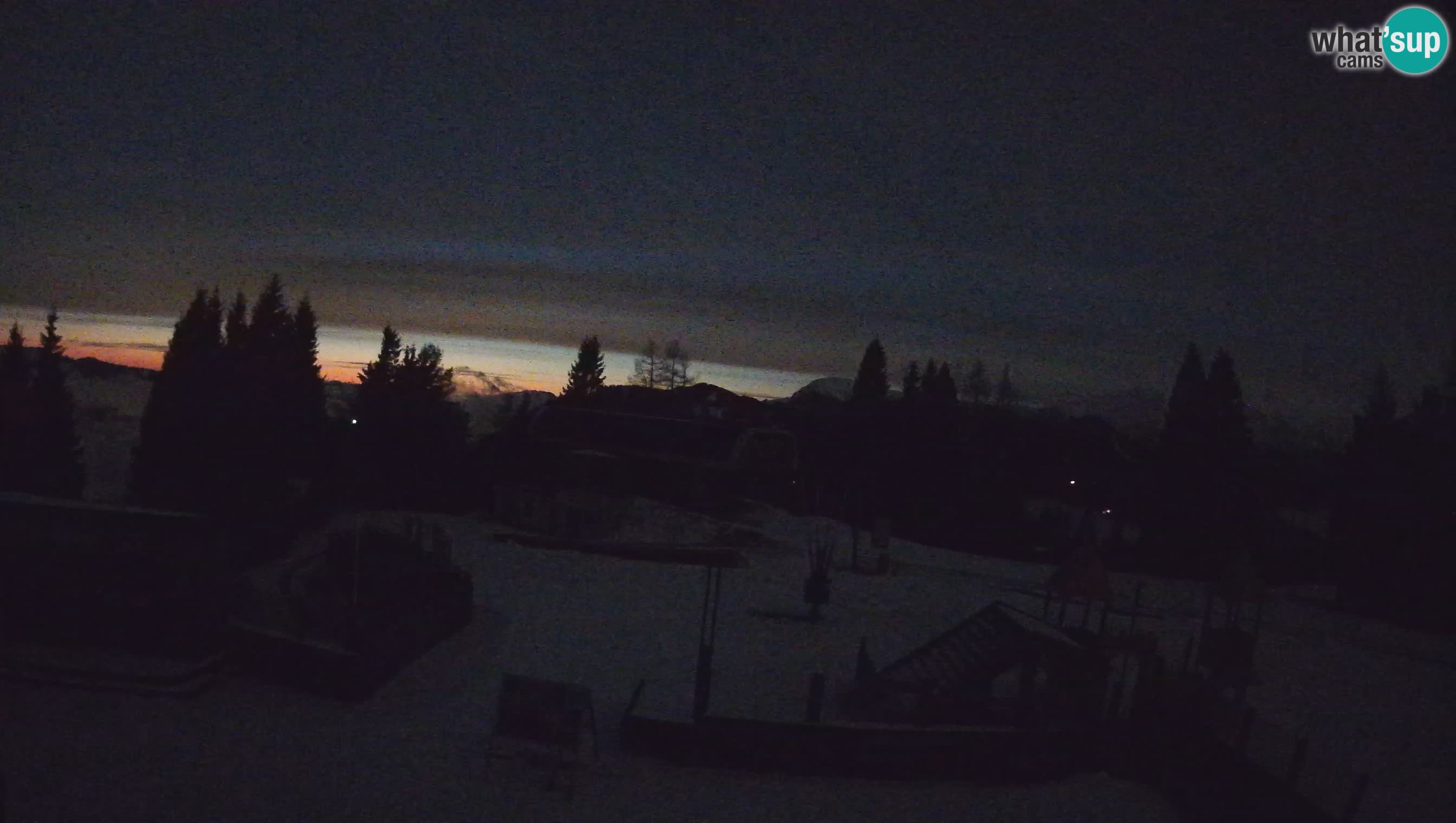 Webcam de la station de ski des Alpes slovènes à Cerkno Počivalo