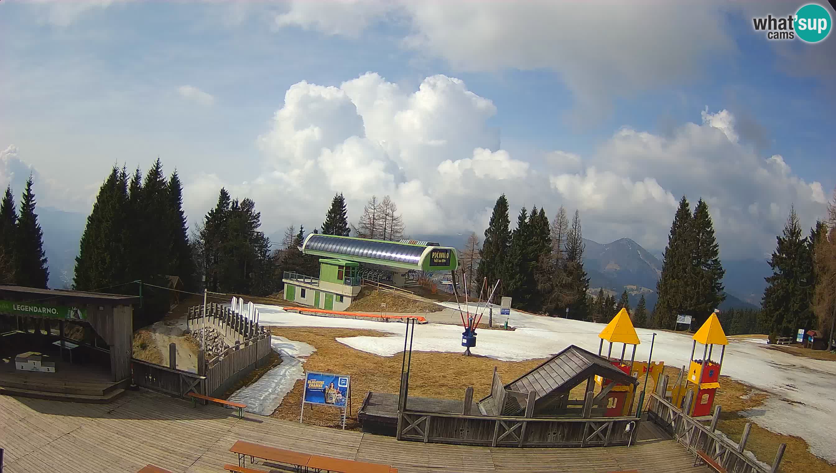 Webcam de la station de ski des Alpes slovènes à Cerkno Počivalo
